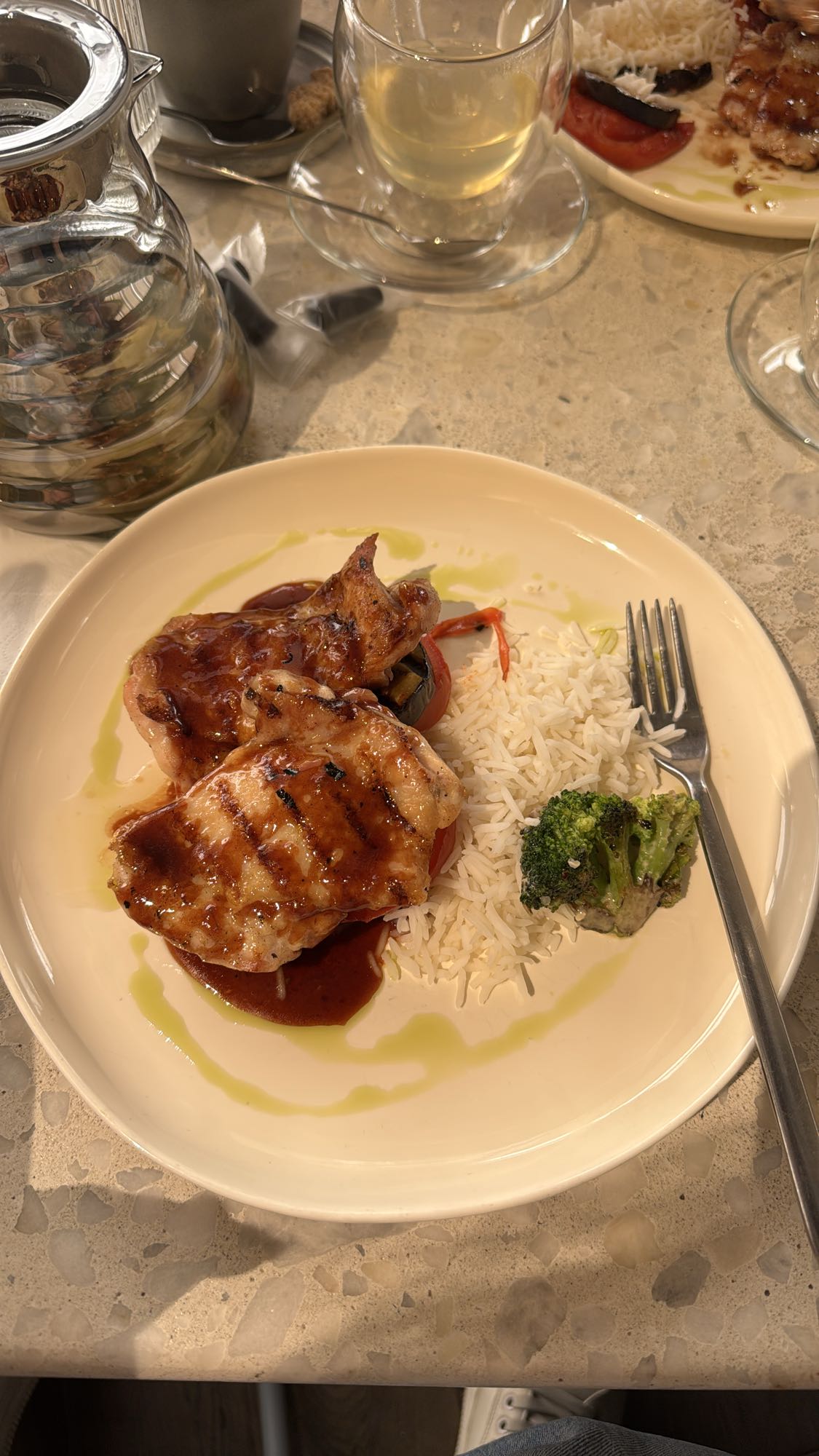 Курица с рисом и овощами