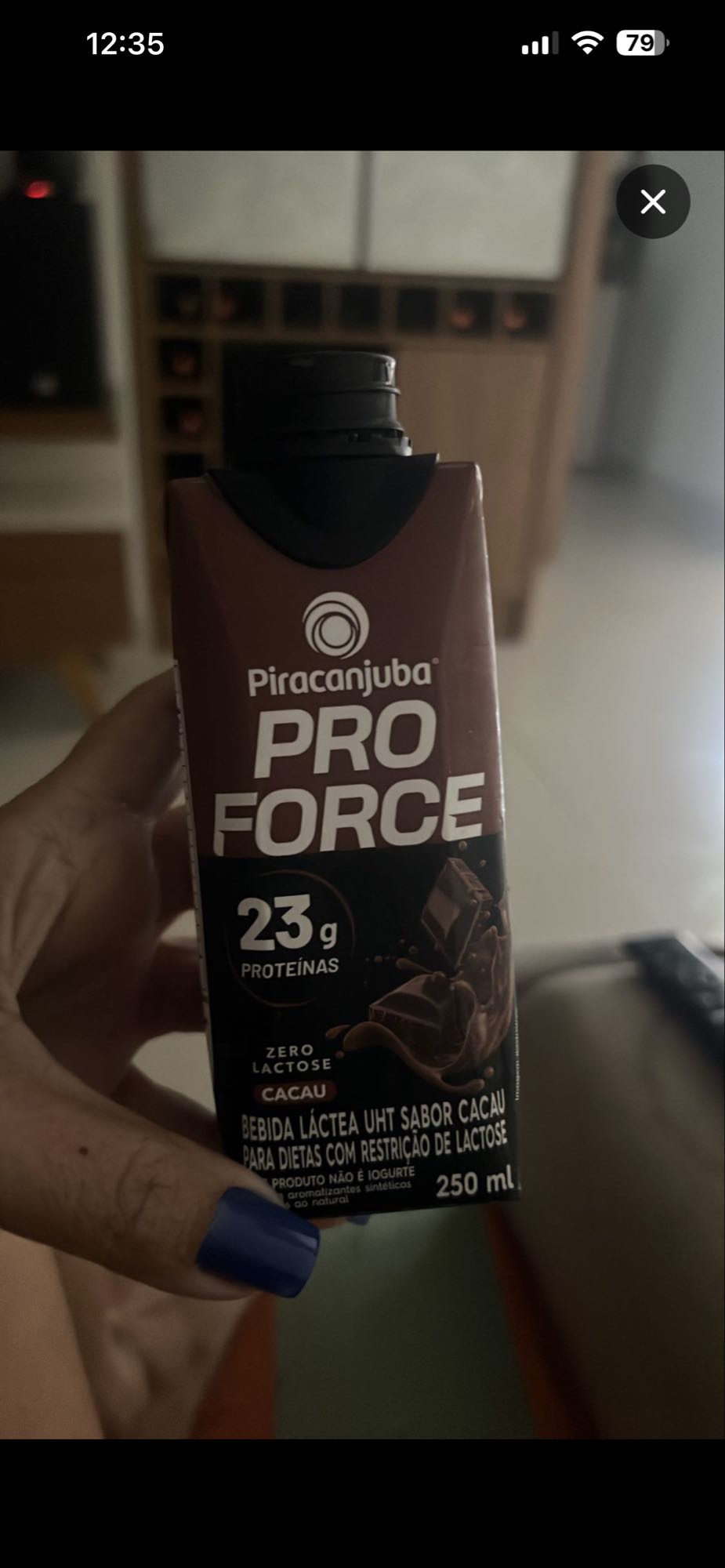 Bebida proteica cacau