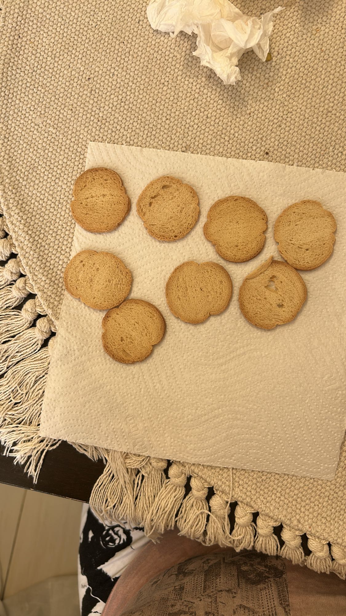 Pâine prăjită rondele