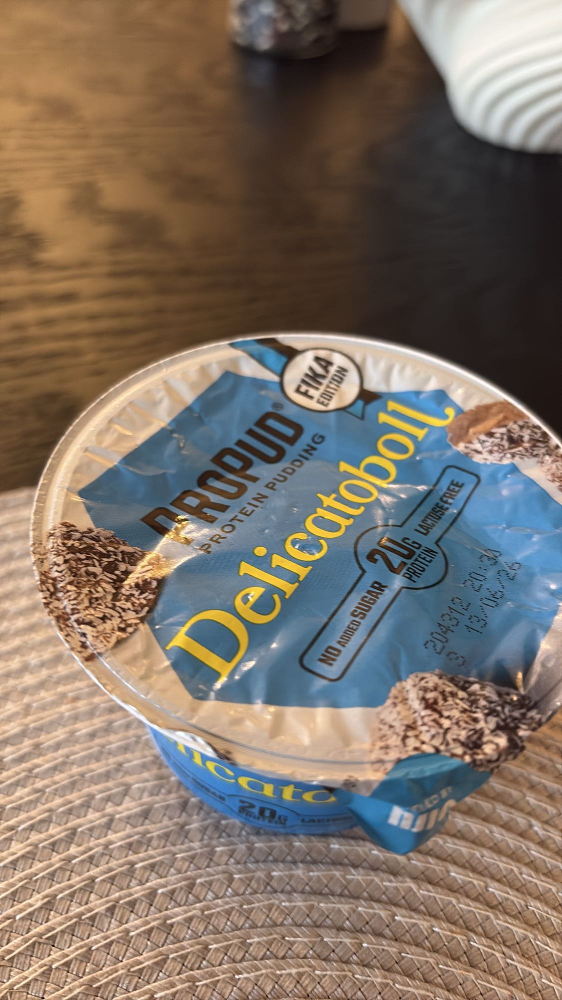 Delicatoboll proteinpudding