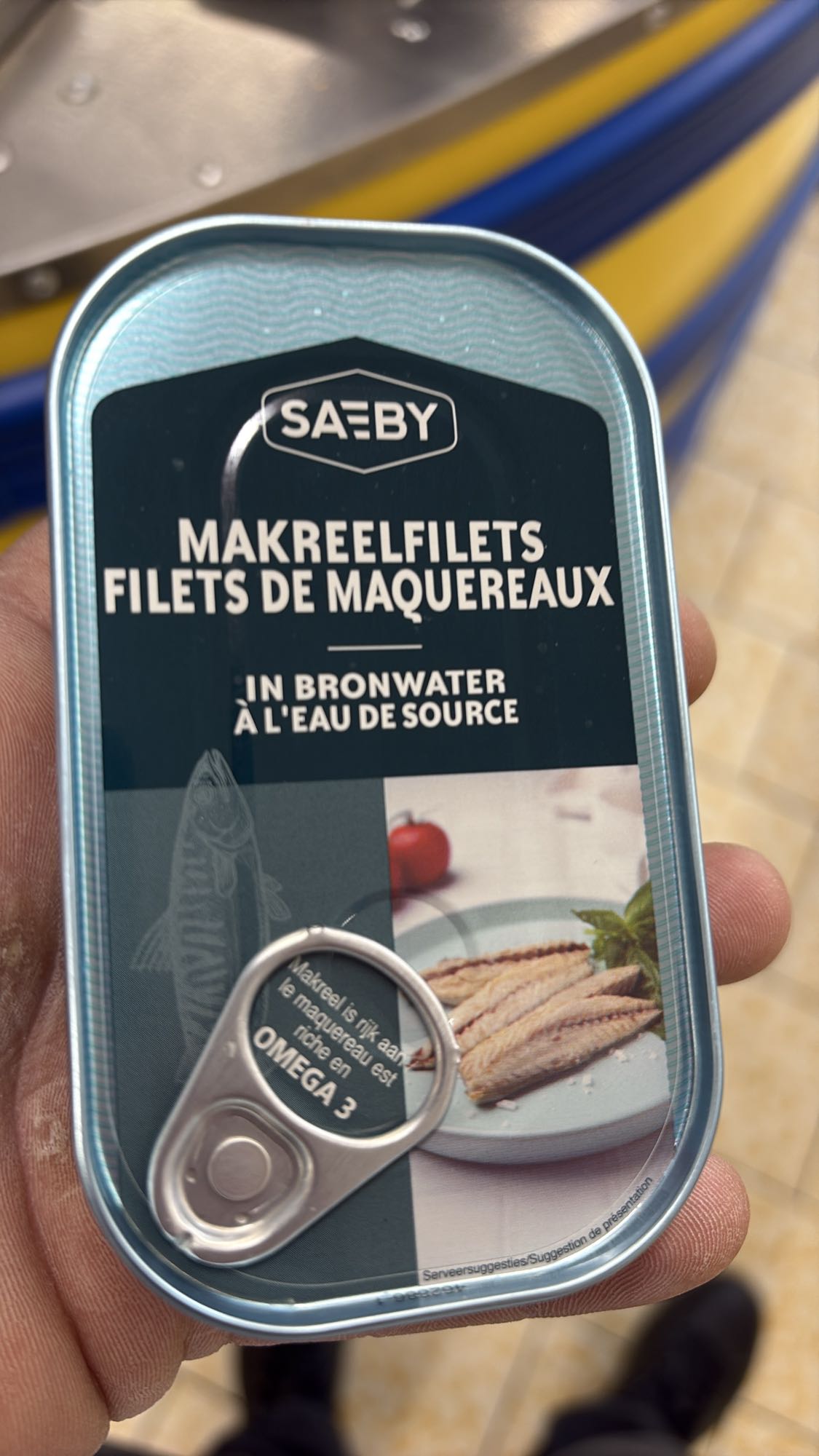 Makreelfilets in bronwater