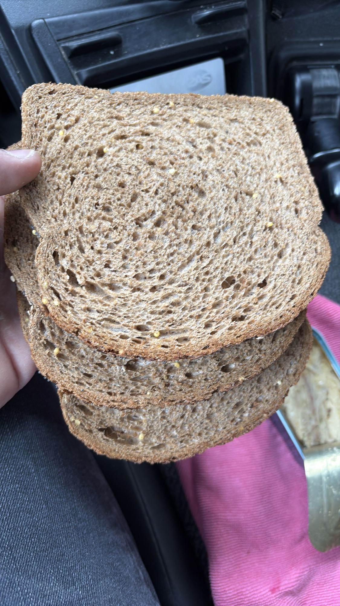 Volkoren broodplakken