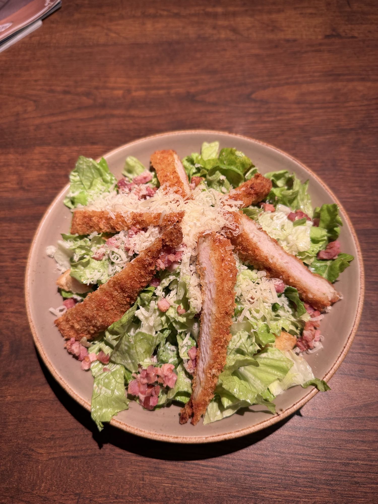 Katsu Chicken Caesar Salad