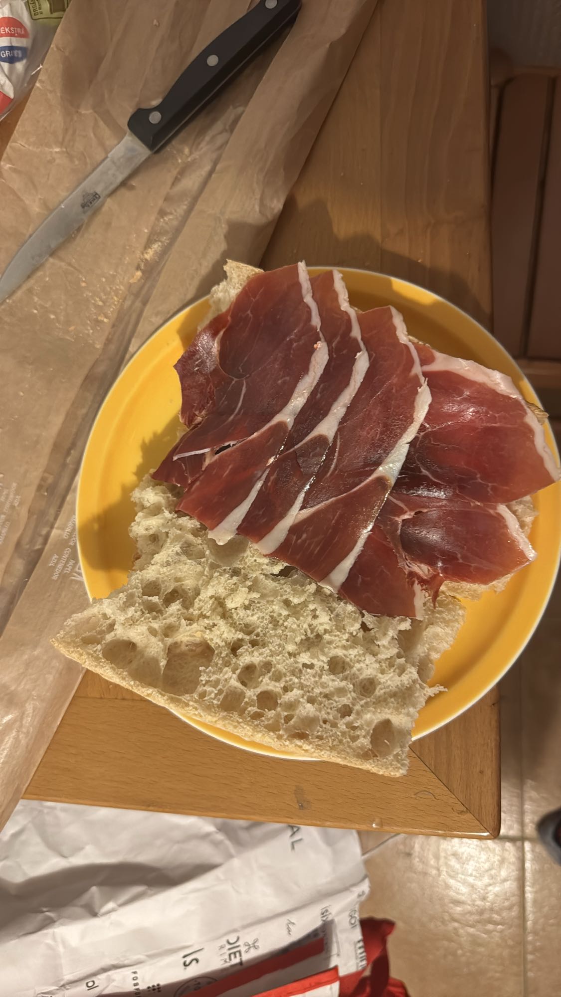 Bocadillo de jamón