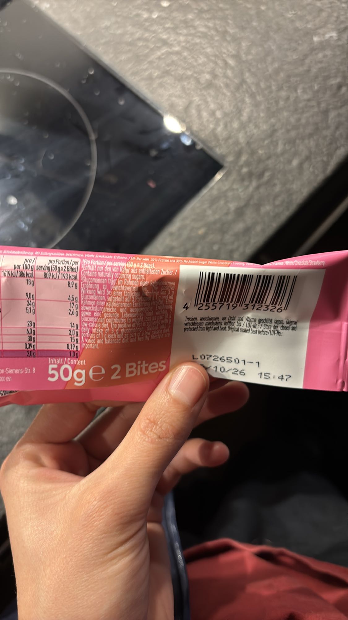 White Chocolate Strawberry Bar