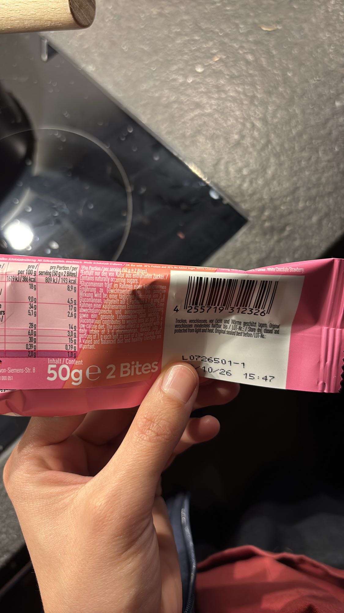 White Chocolate Strawberry Bar