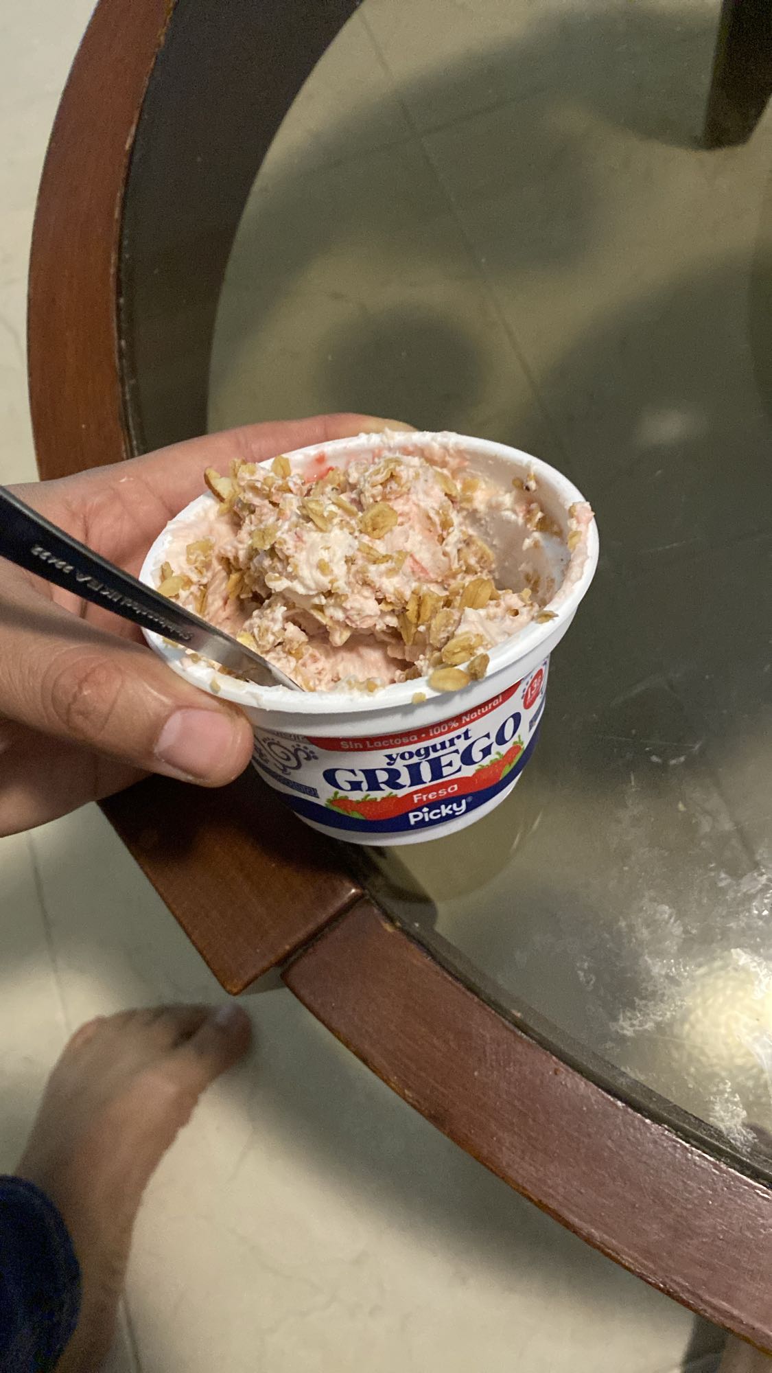 yogur griego con granola