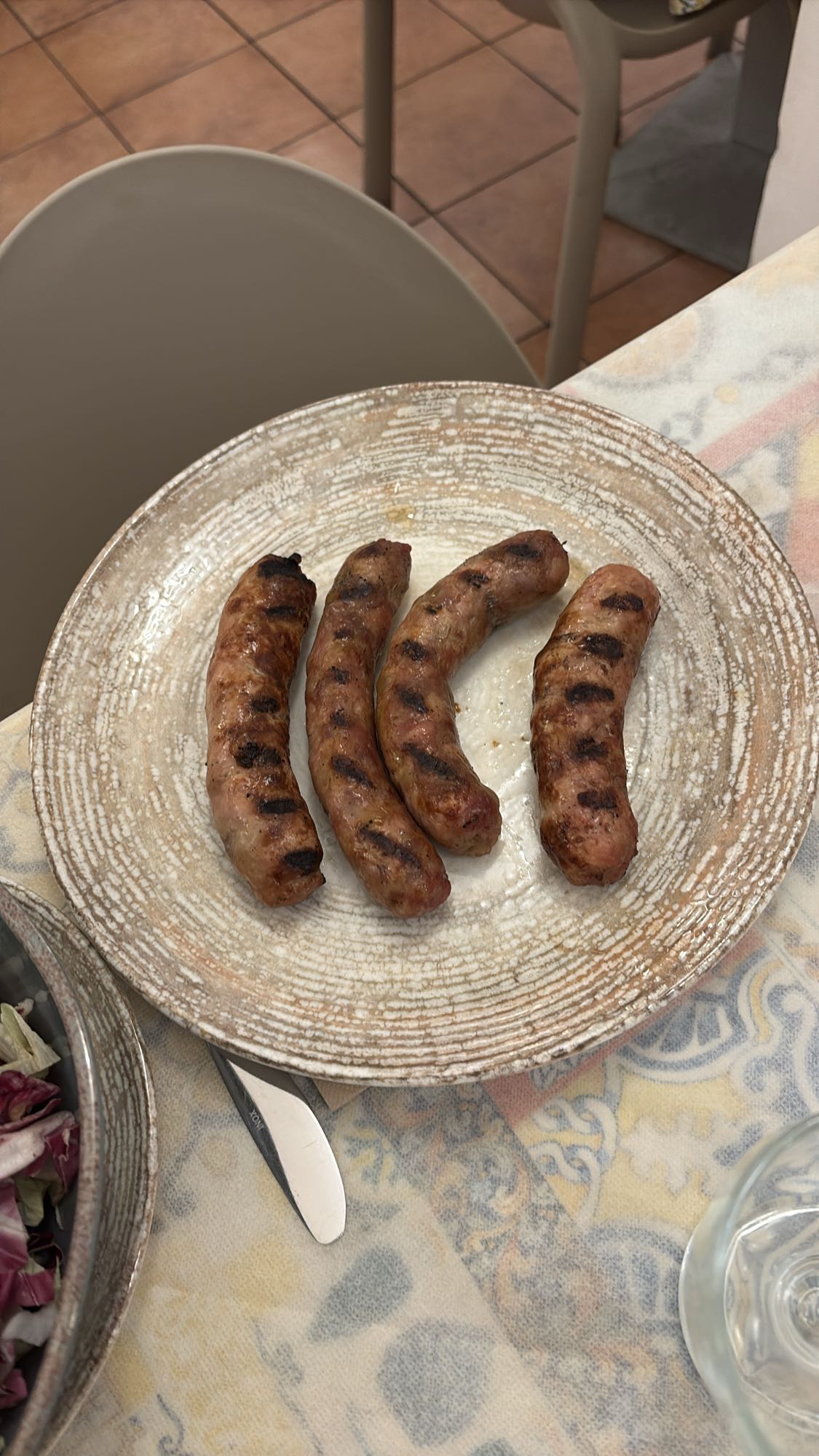 Grigliata di salsicce
