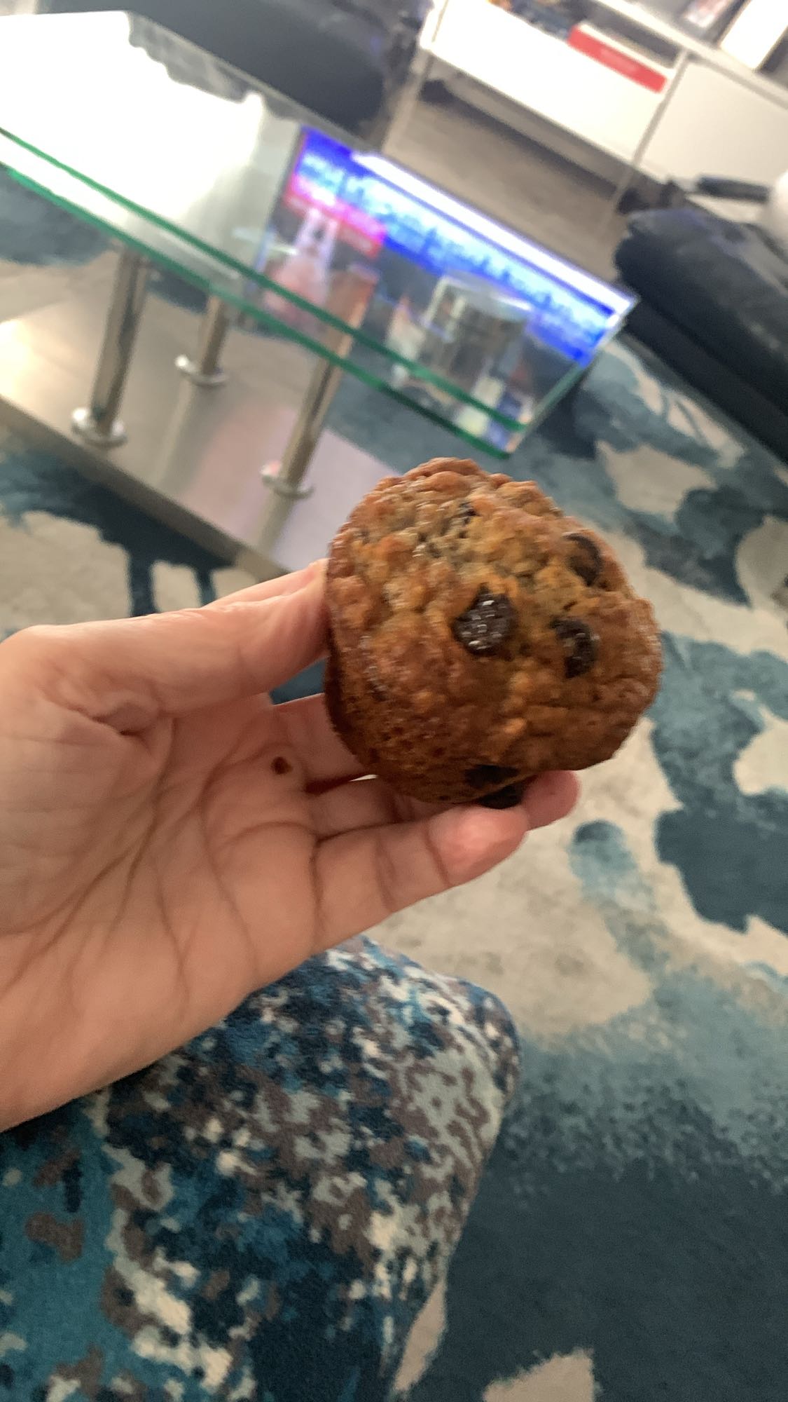 Muffin aux pépites de chocolat