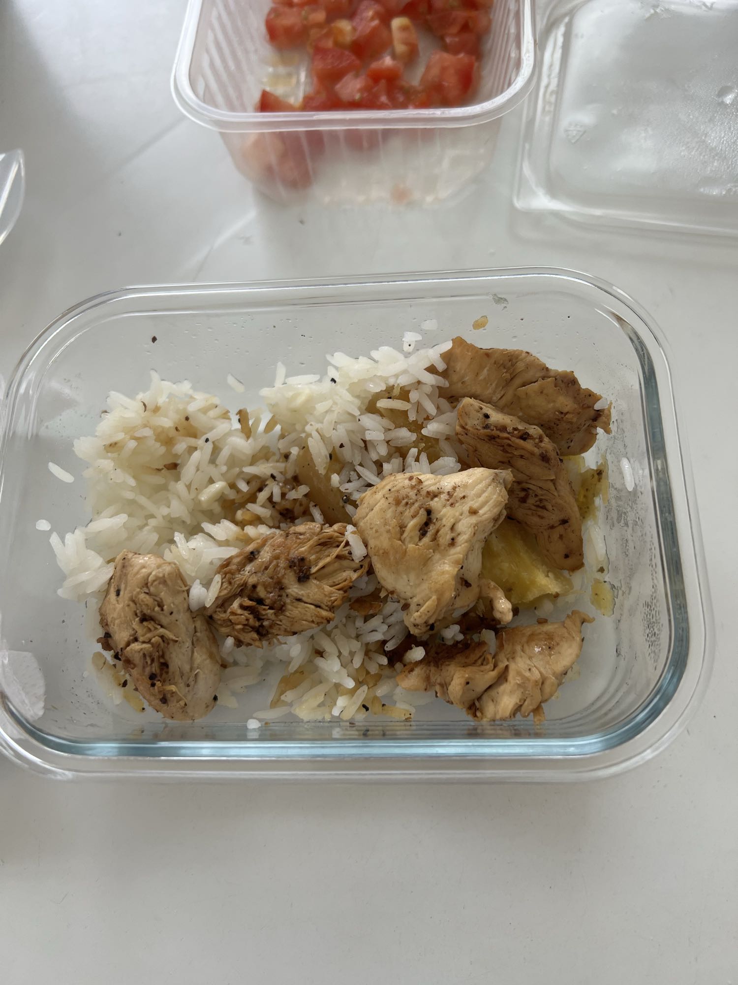 Frango grelhado com arroz