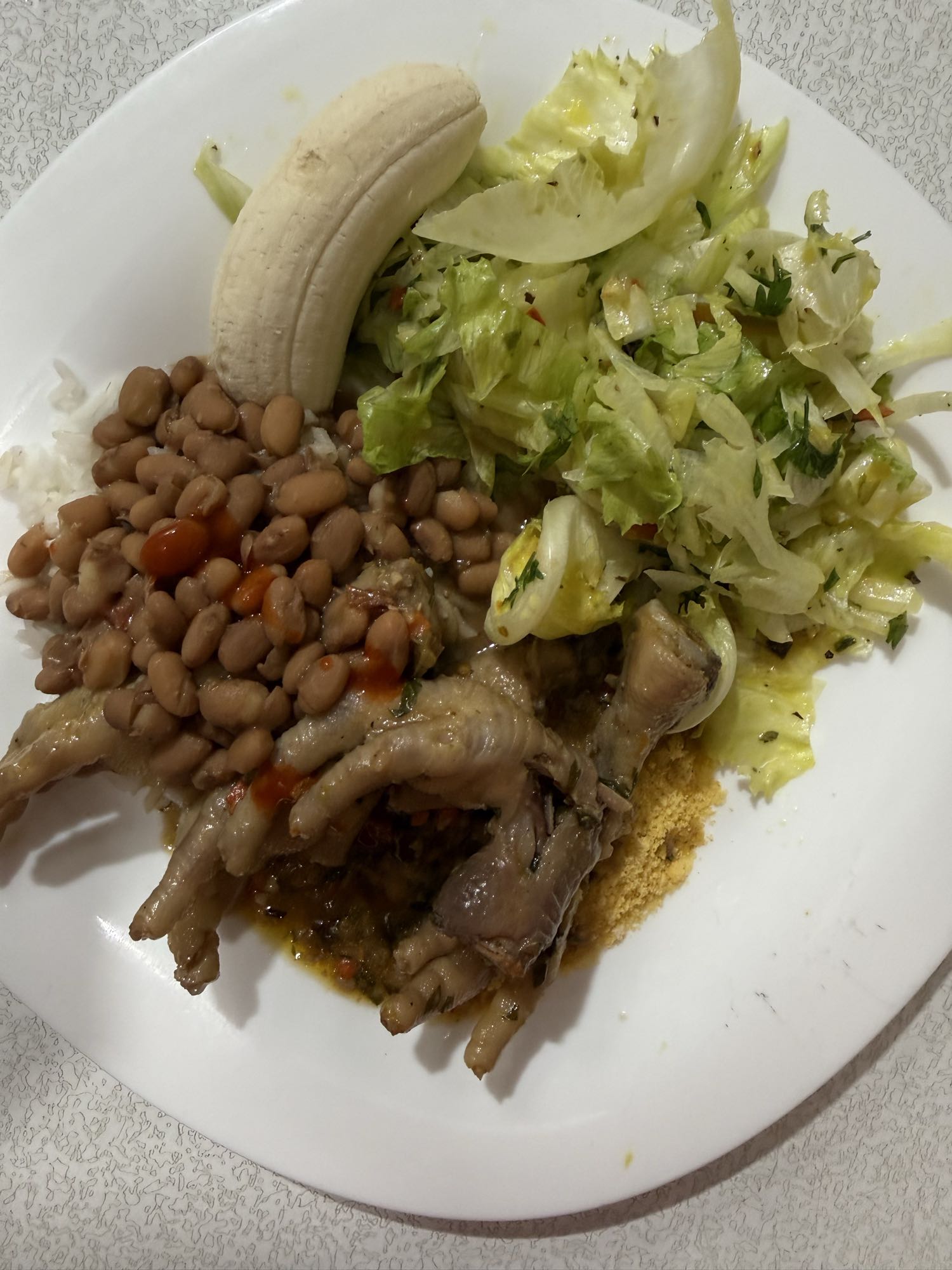 Almoço brasileiro variado
