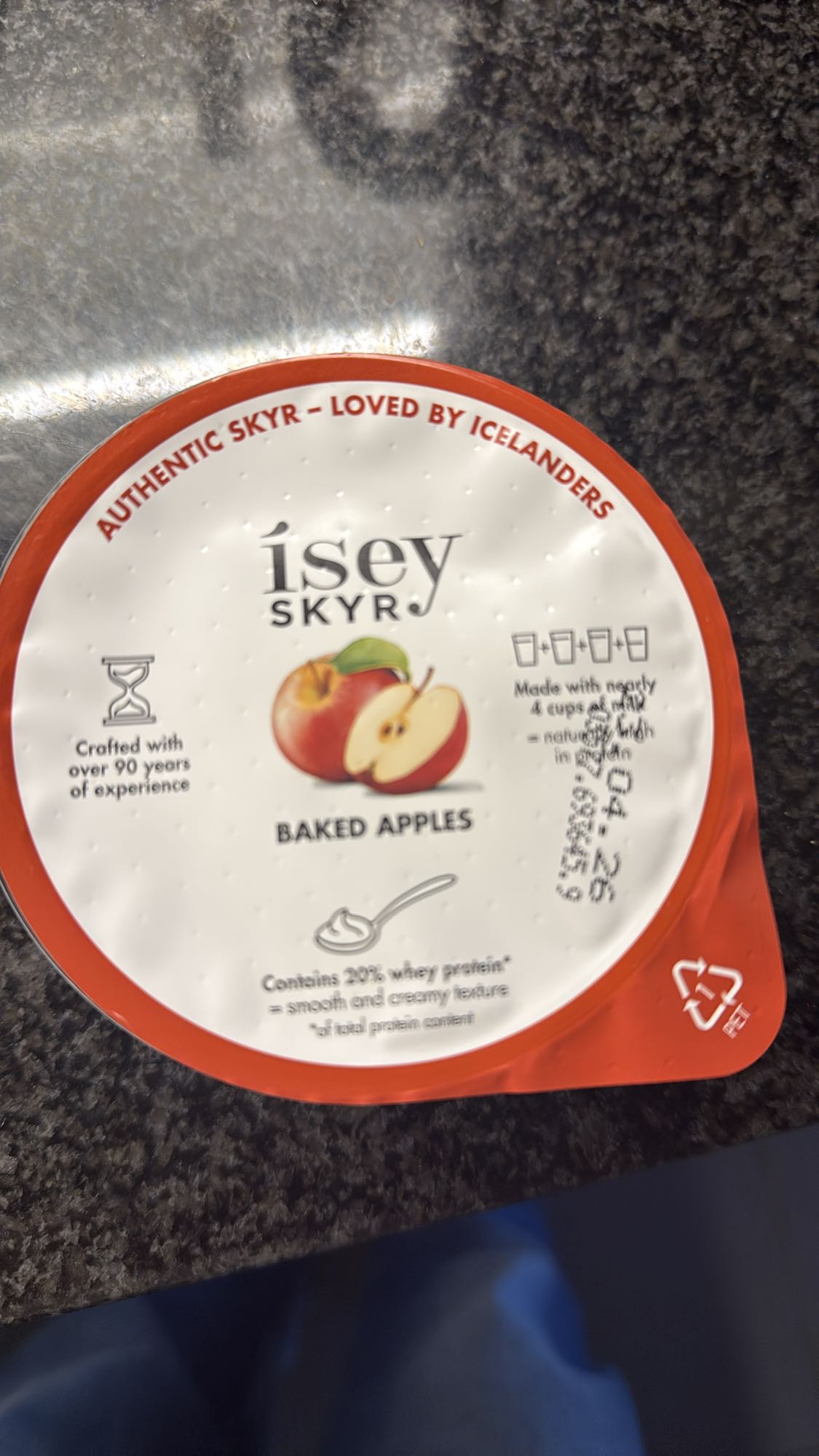 Skyr gebakken appel