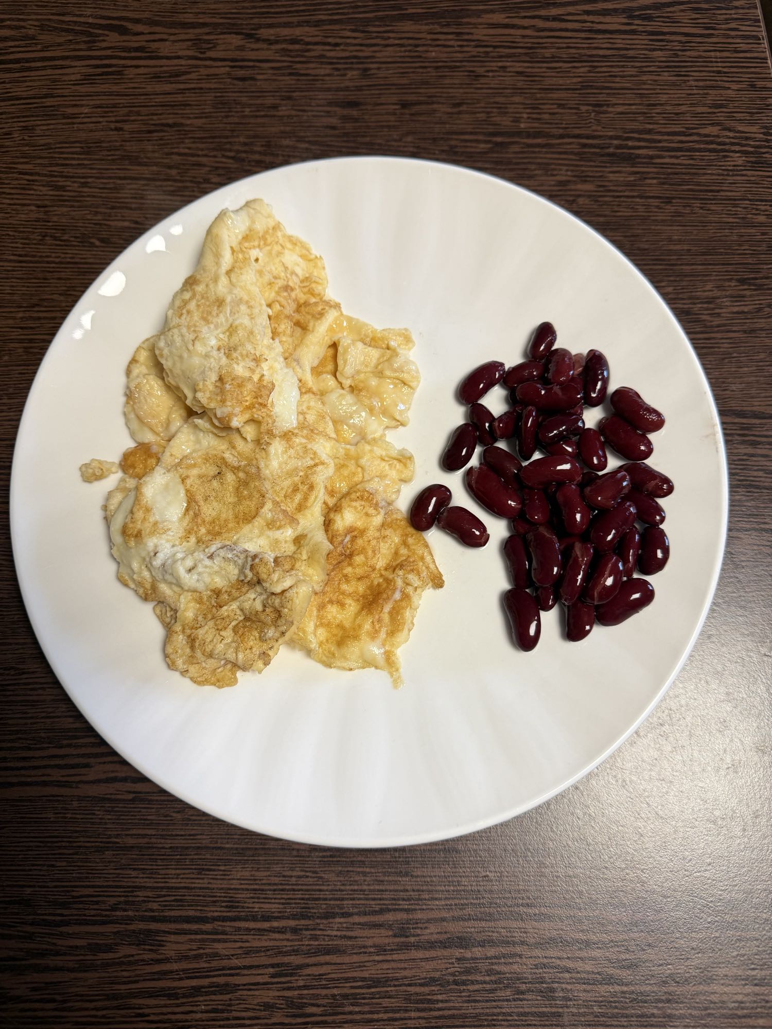 Omletă cu fasole roșie