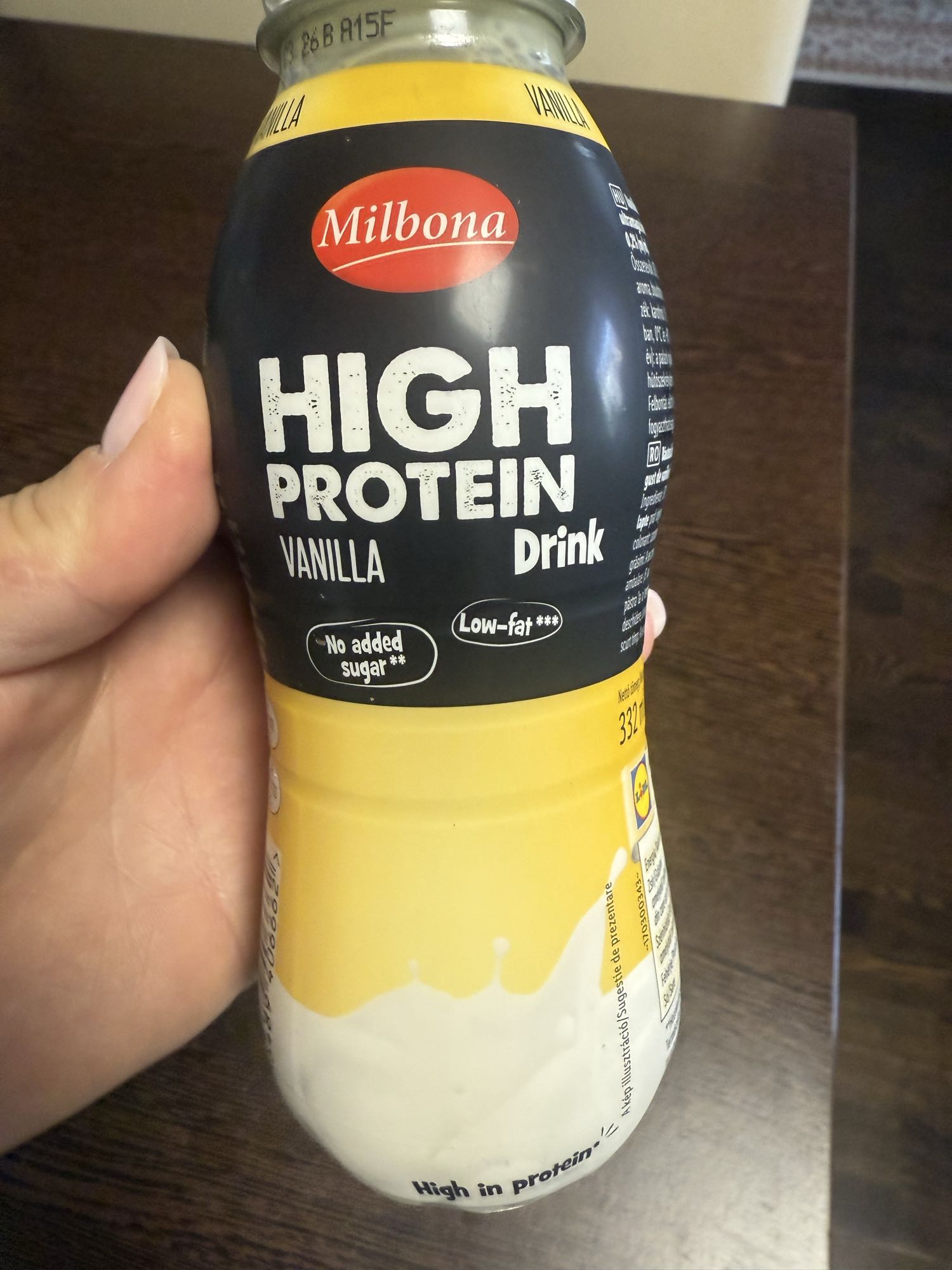 Băutură proteică vanilie