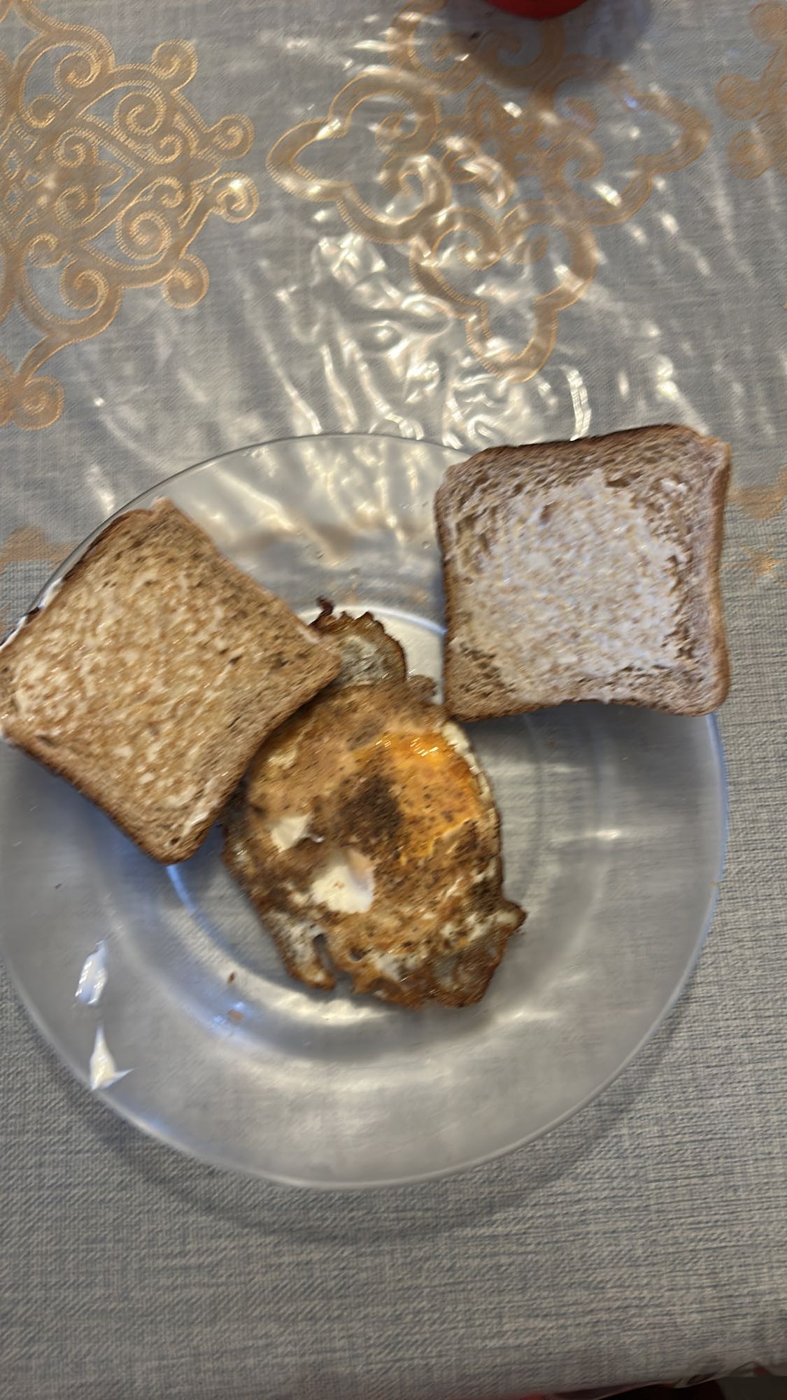 Sandwich œuf et pain complet