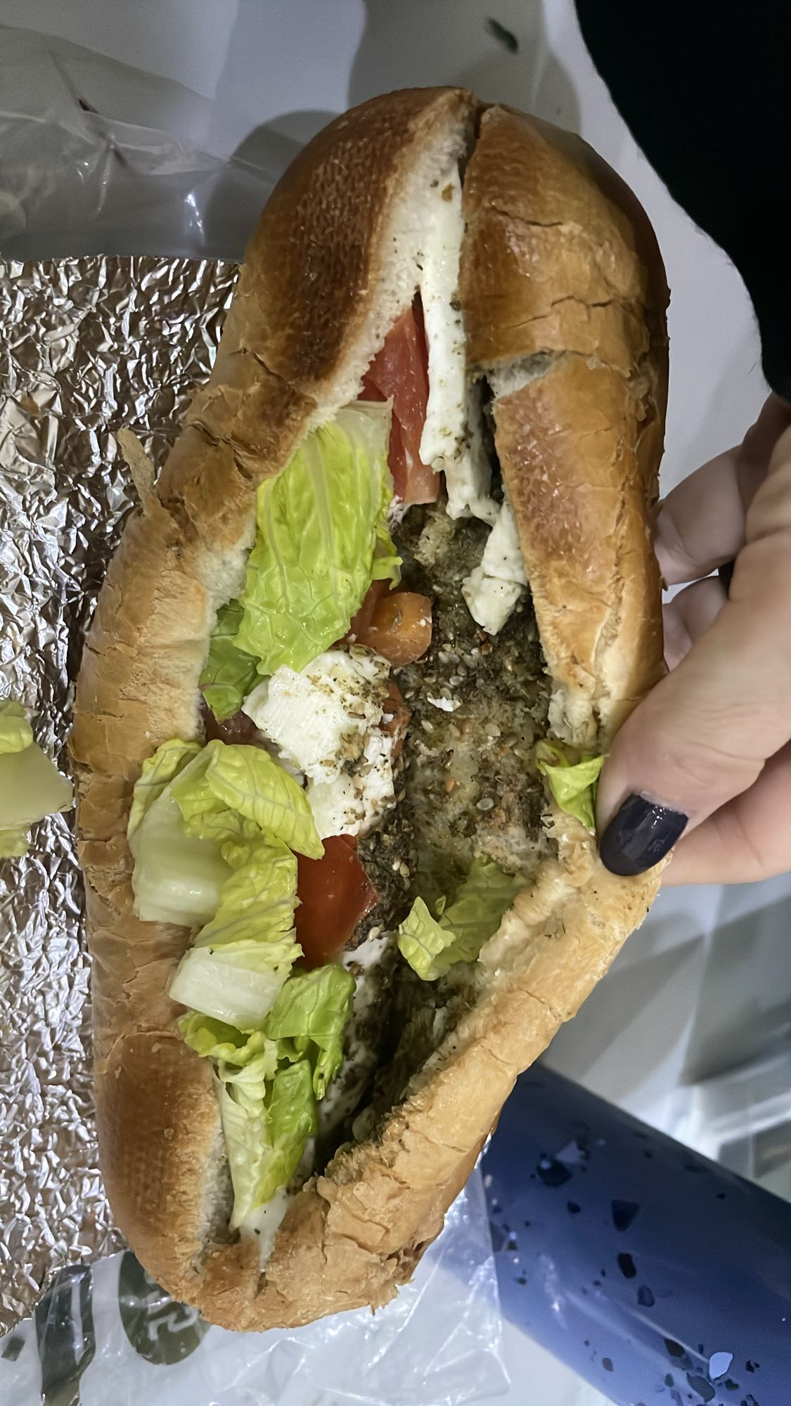 Feta Veggie Sub