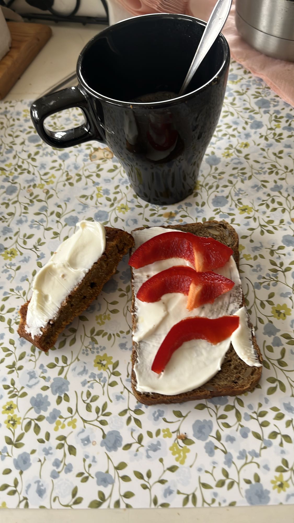 Smörgås med paprika