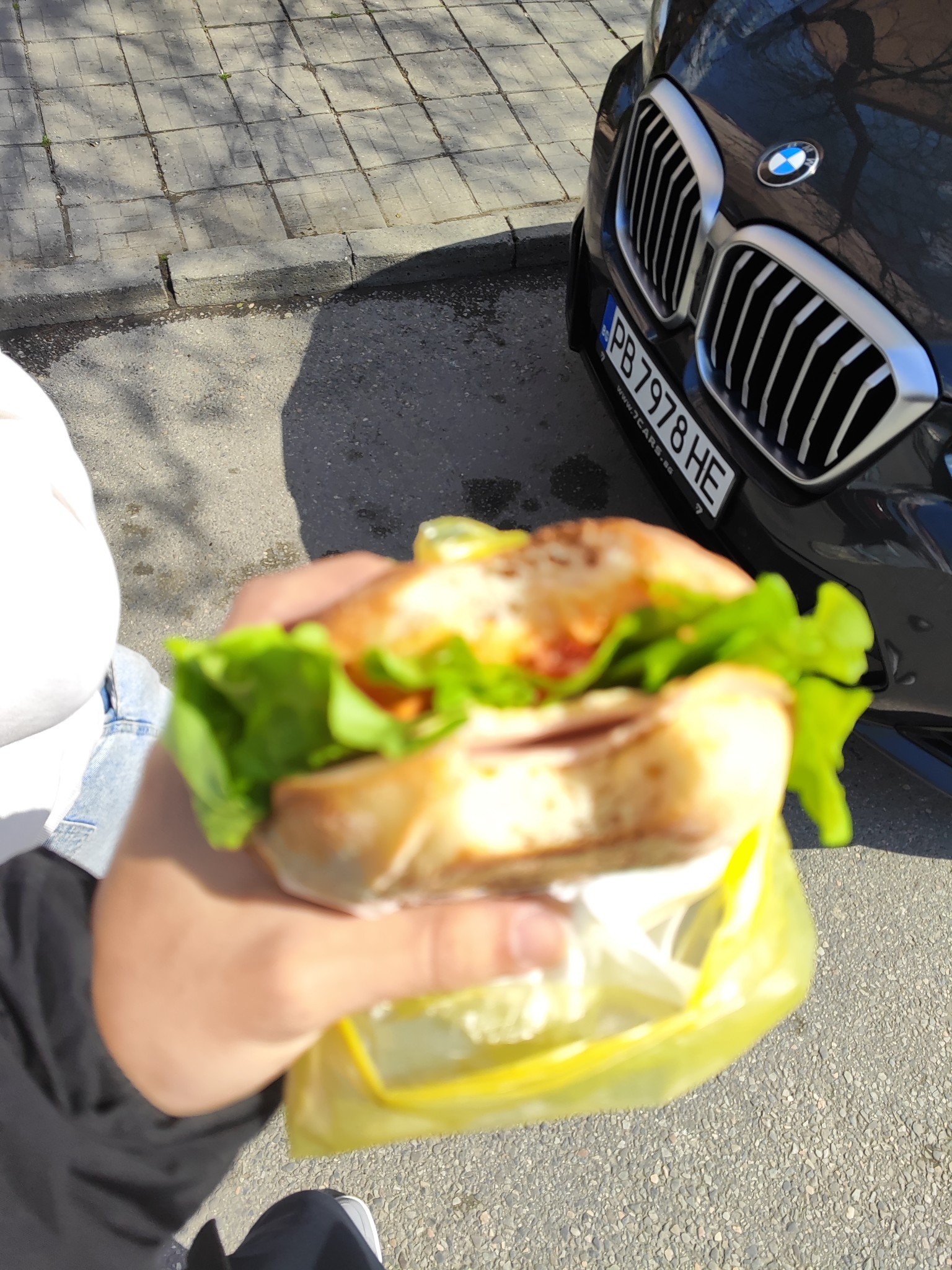 Ham Lettuce Sandwich
