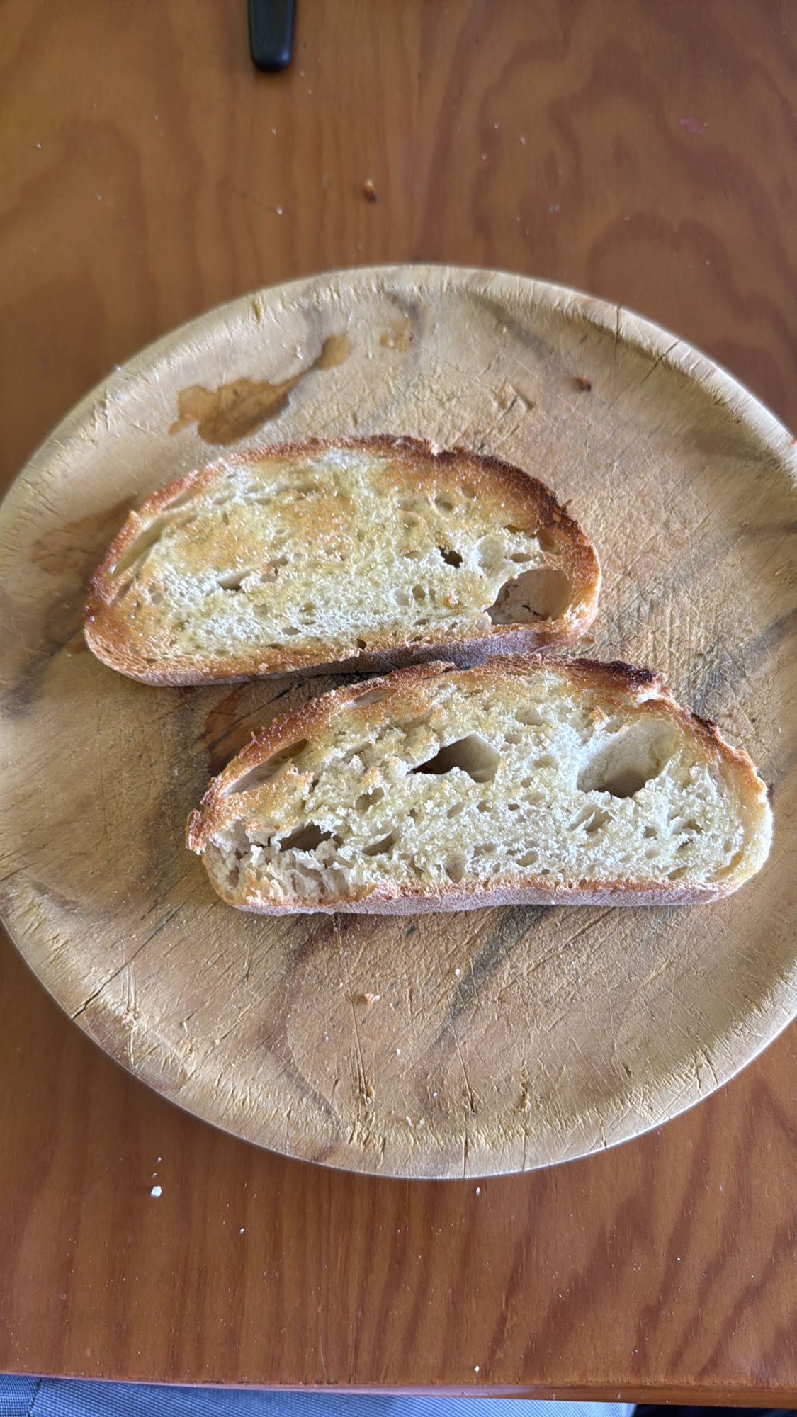 Pan tostado sencillo
