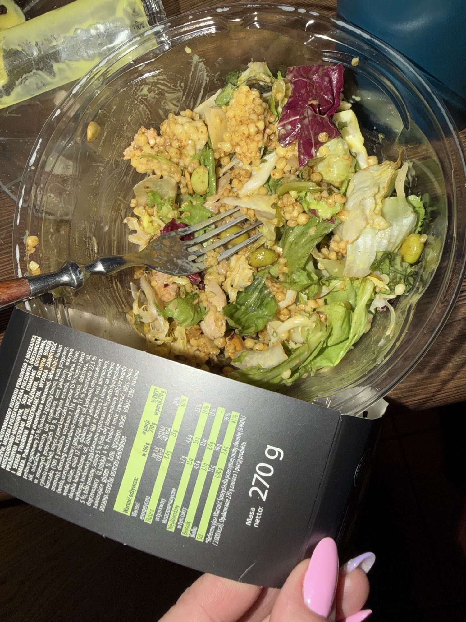 Sałatka z kurczakiem i kuskusem