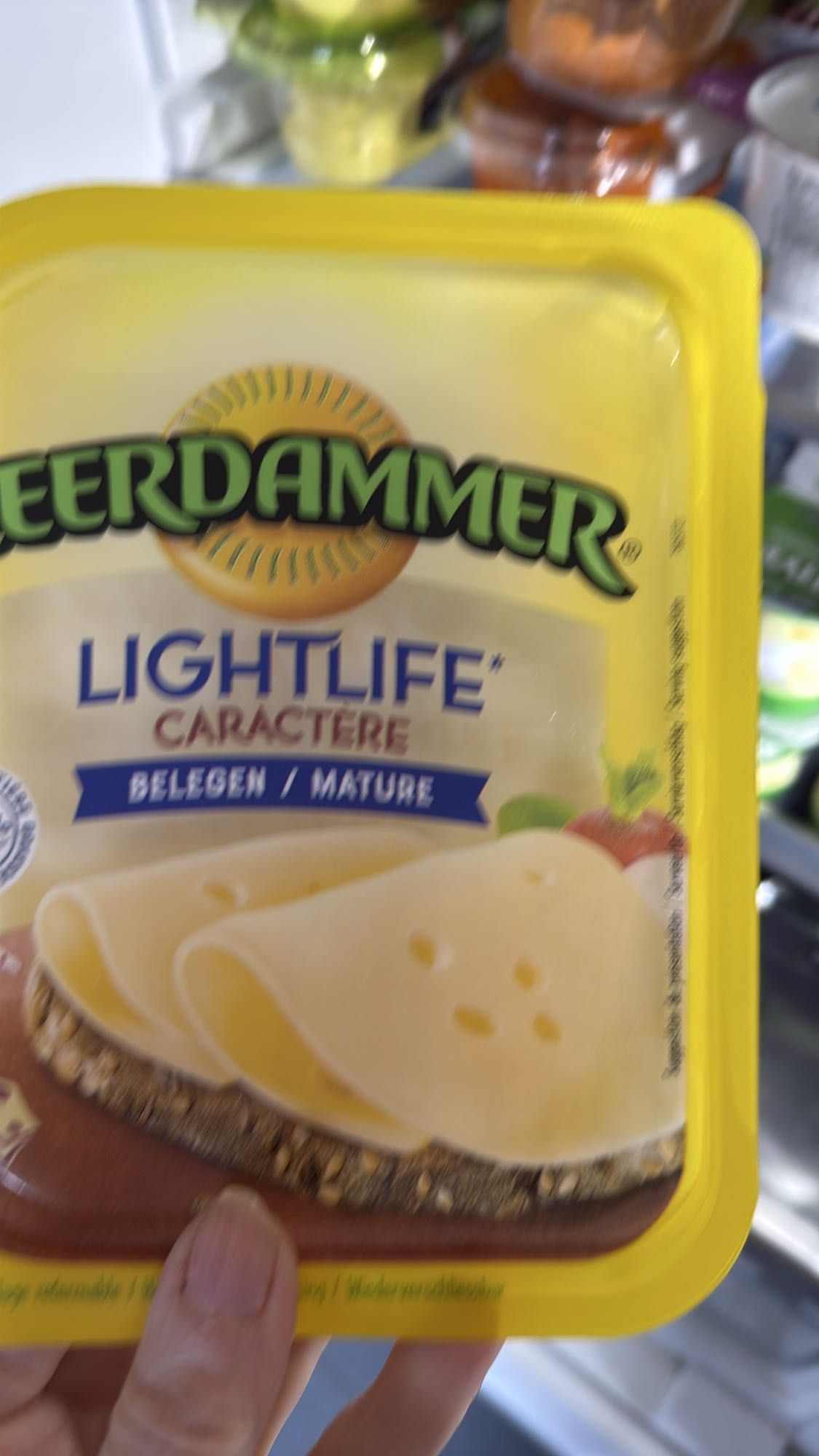 Belegen kaas plakjes