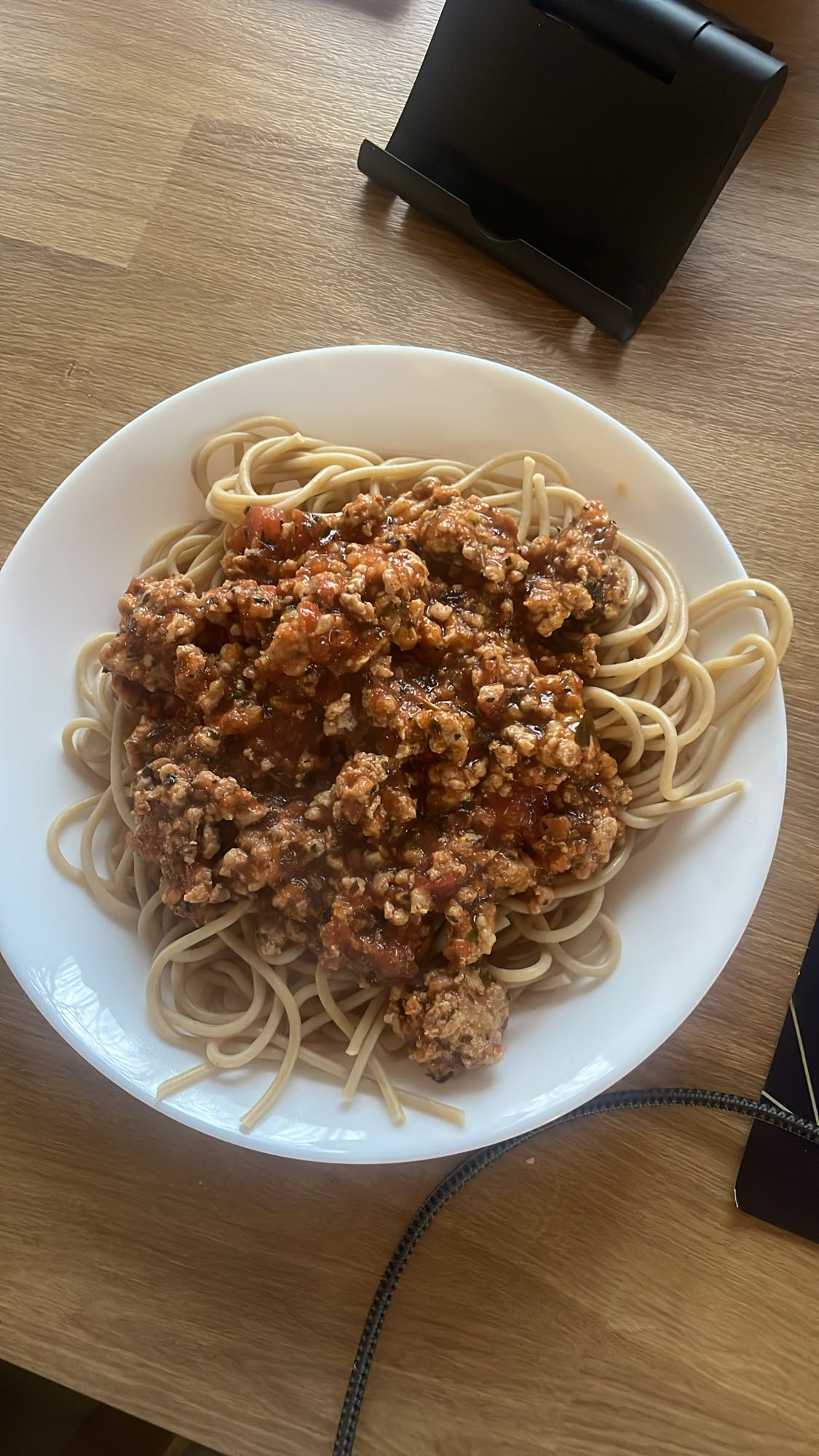 Spaghetti z sosem bolońskim