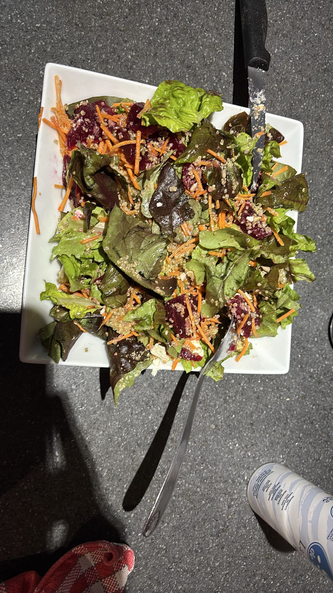 Salade quinoa betterave
