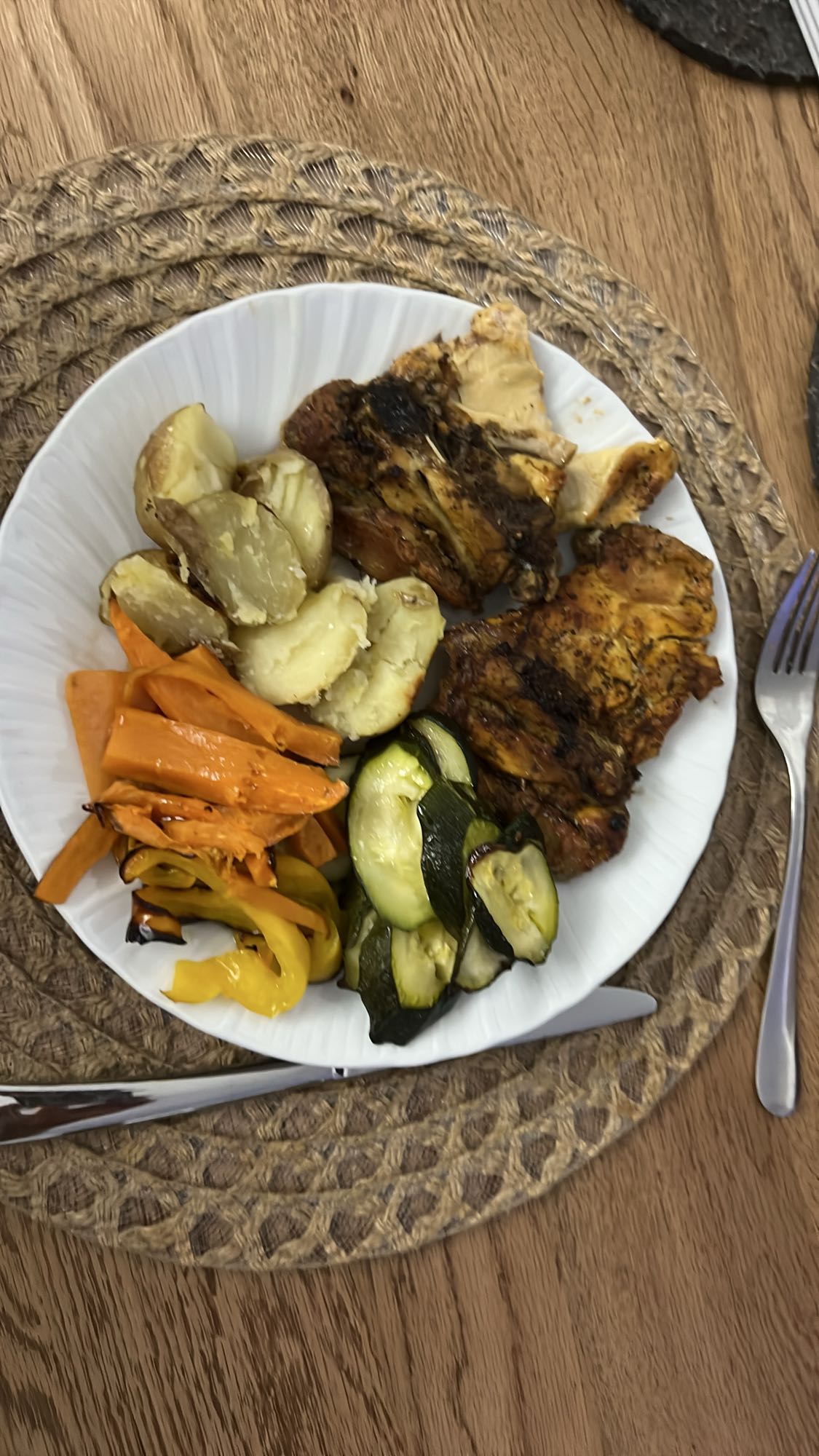 Grilled Chicken & Veggies