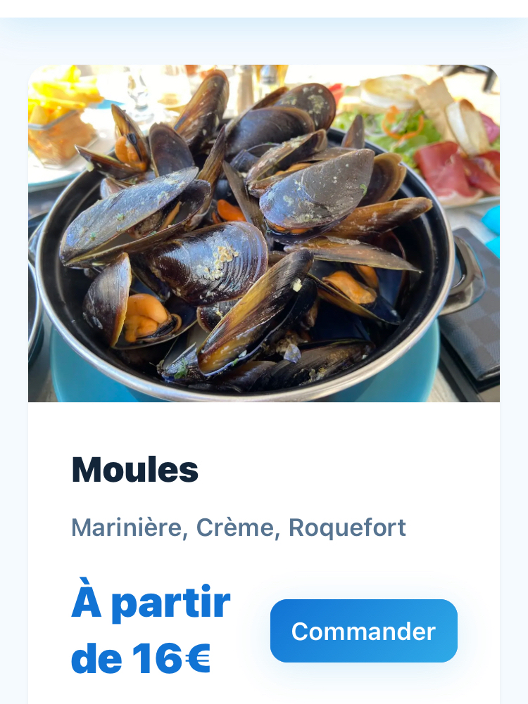 Moules à la crème