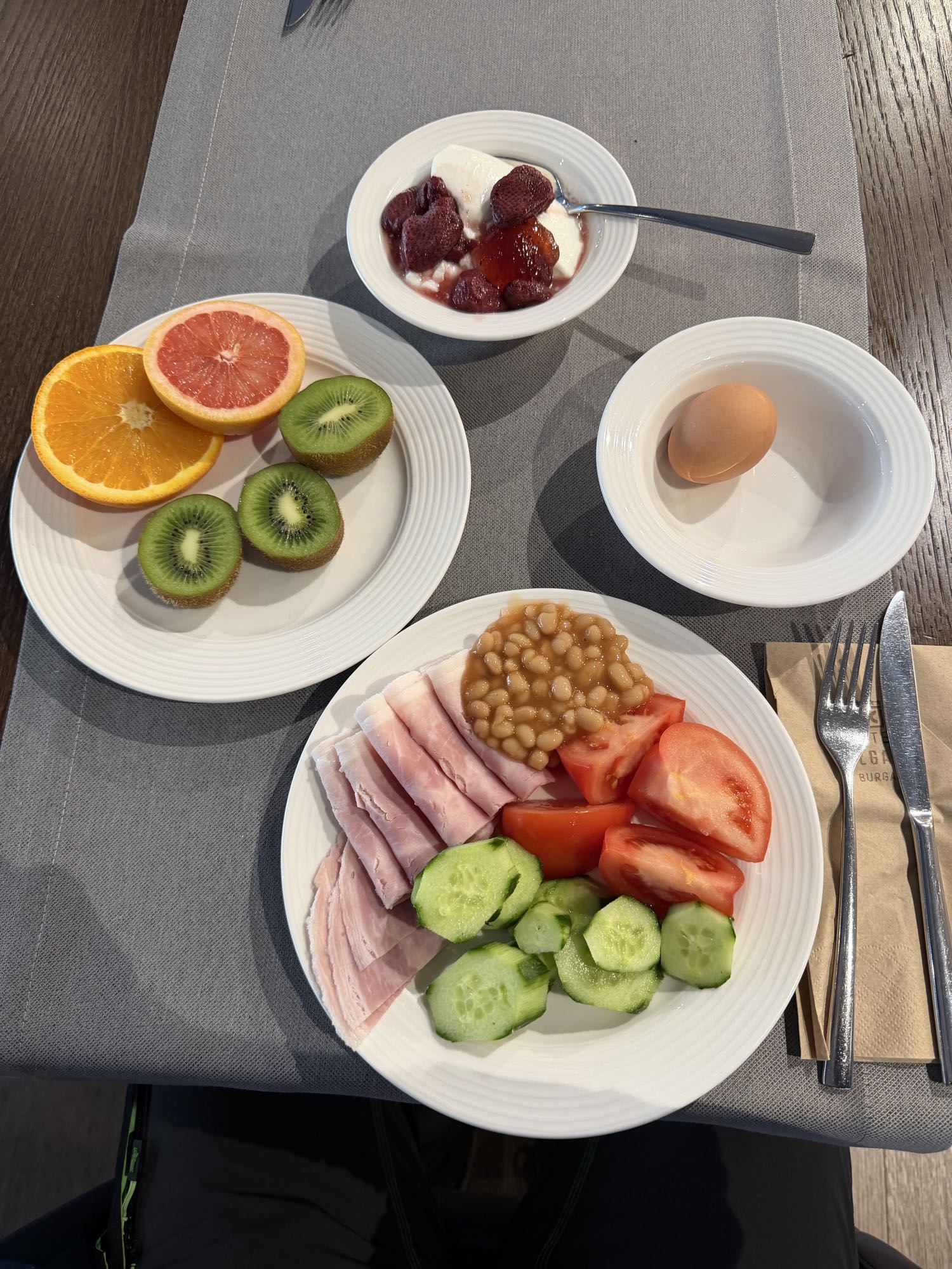 Sağlıklı Kahvaltı Tabağı