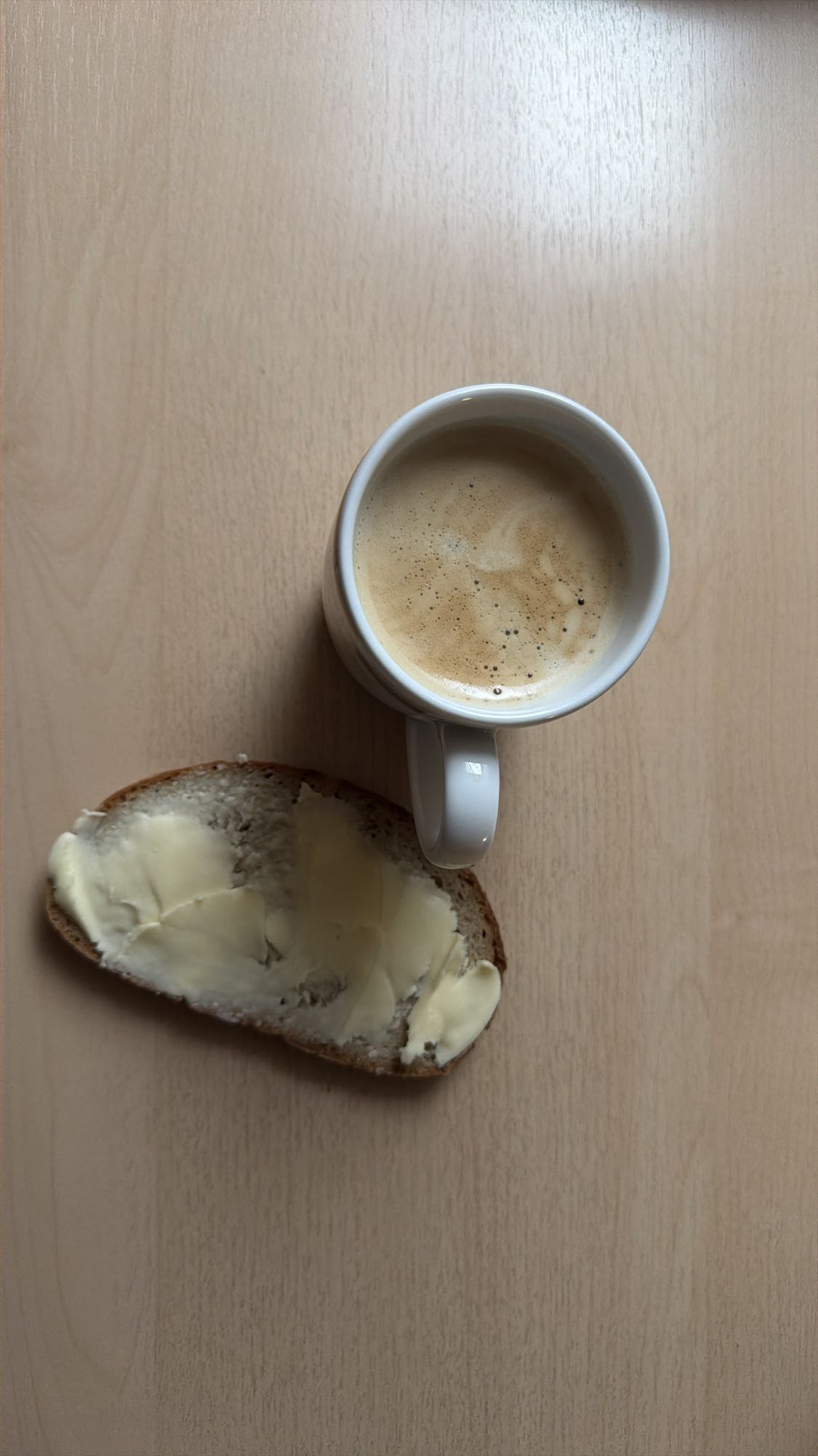 Kaffee und Butterbrot