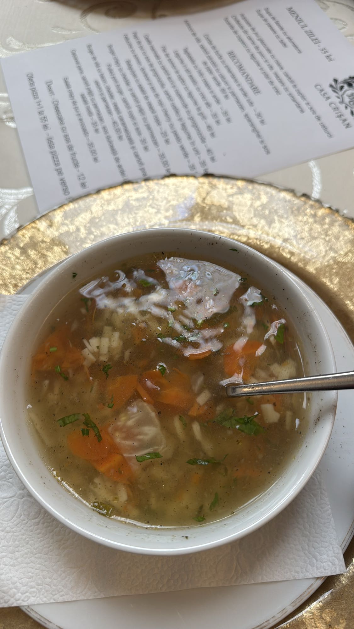 Chicken vegetable soup