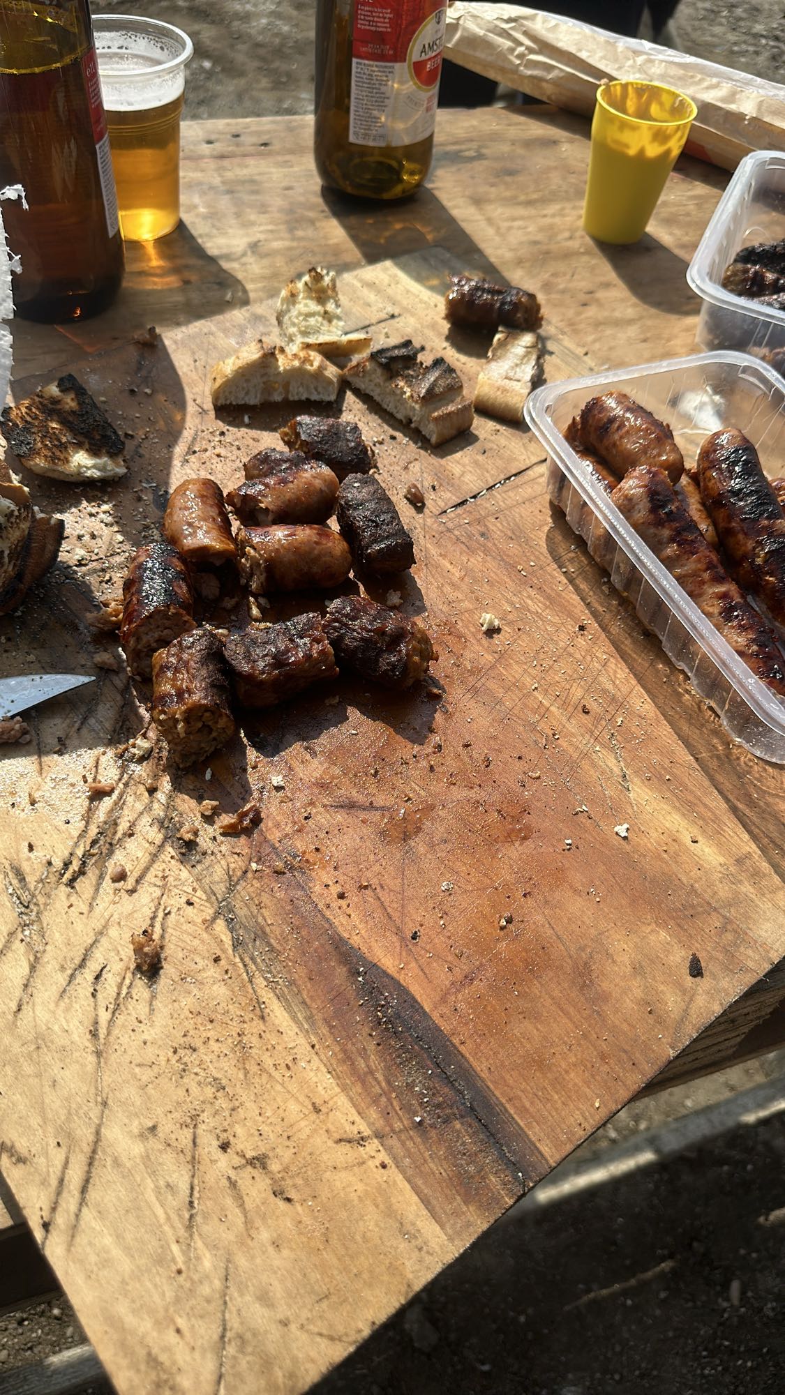 Mici cu pâine și bere