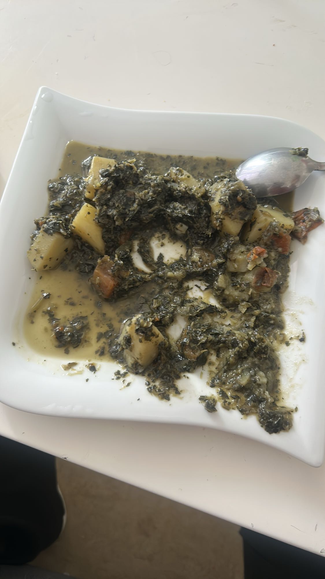 Potato Spinach Stew
