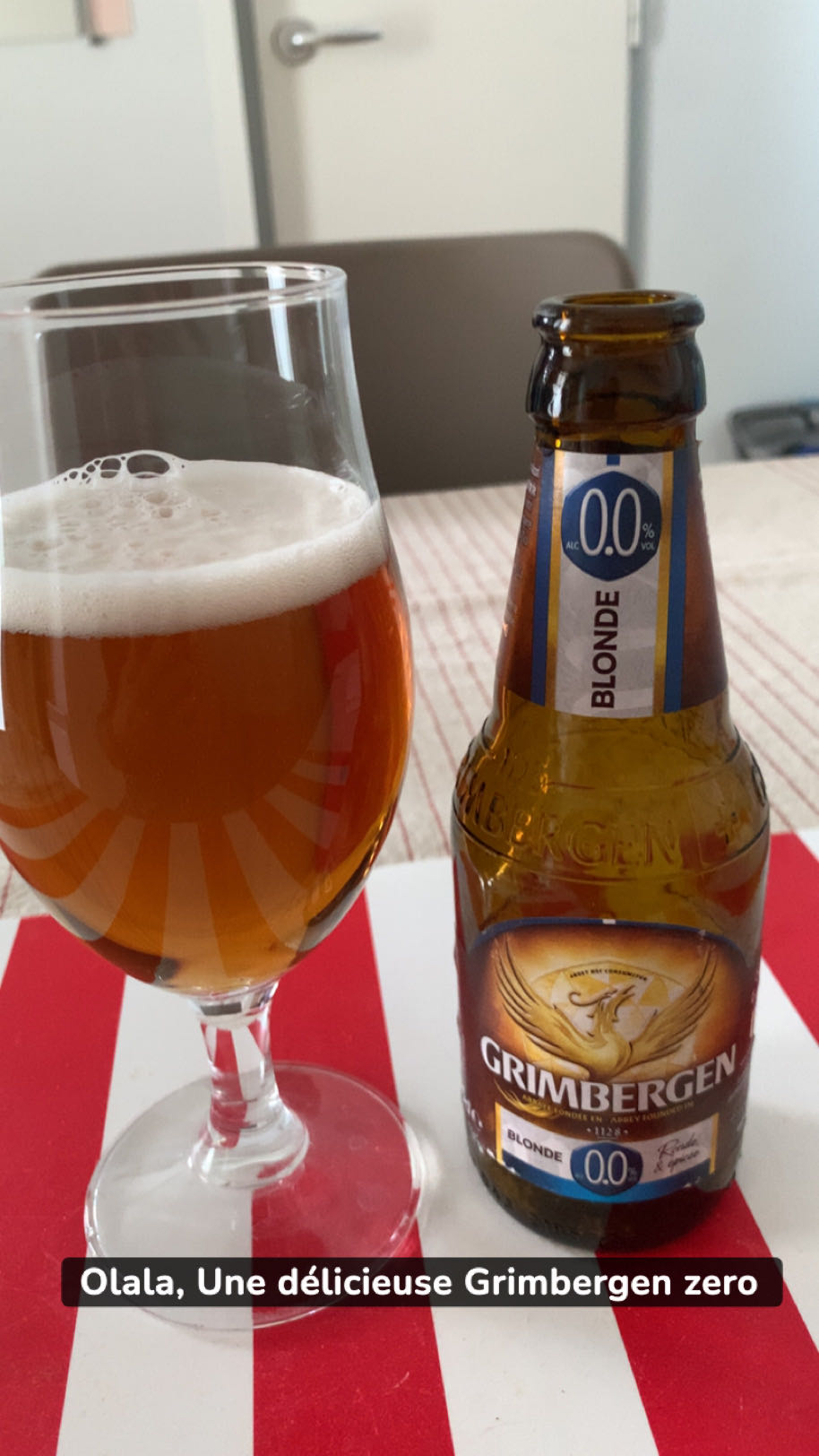 Bière sans alcool blonde