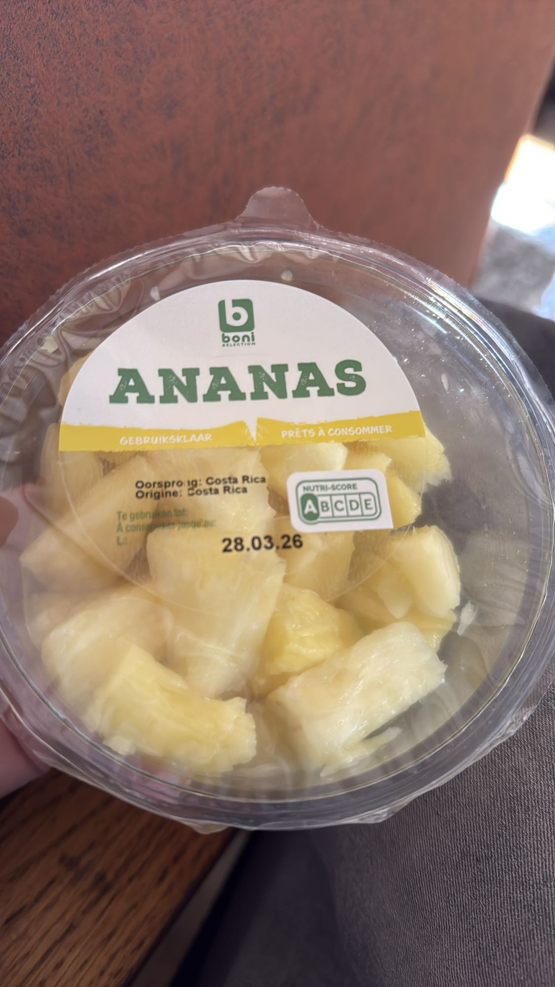 Verse ananas stukjes