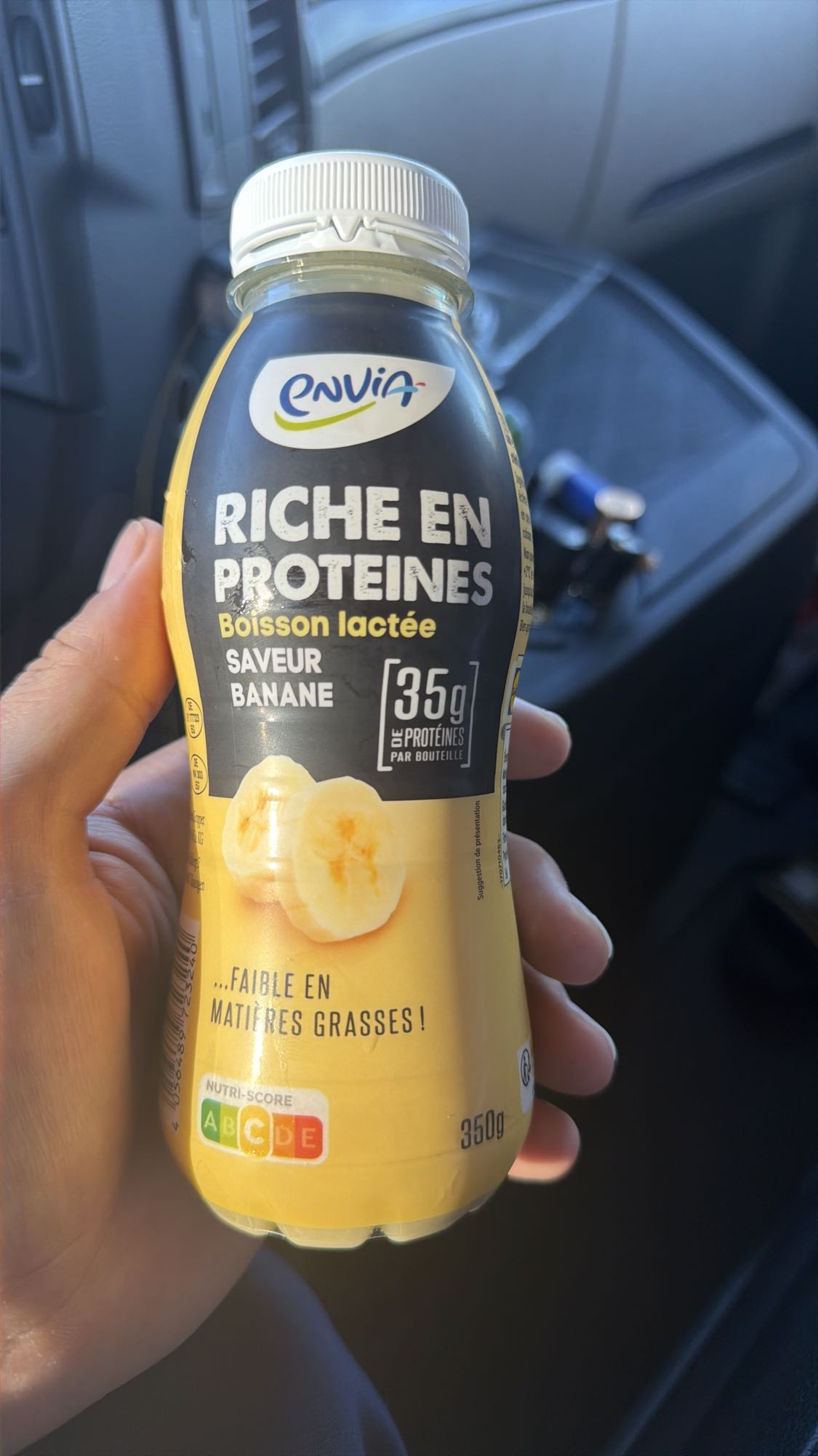 Băutură proteică banană