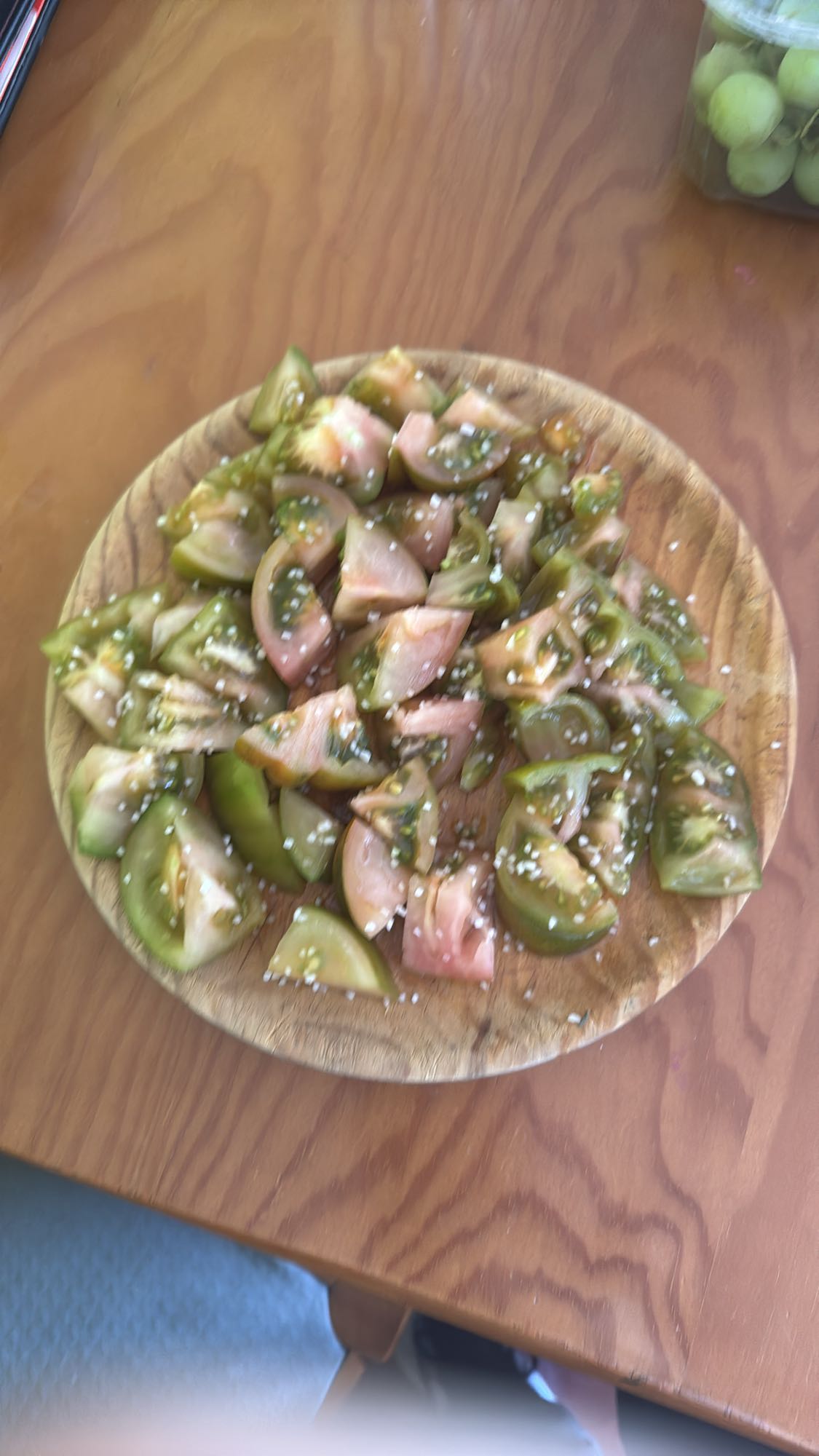 ensalada de tomate verde