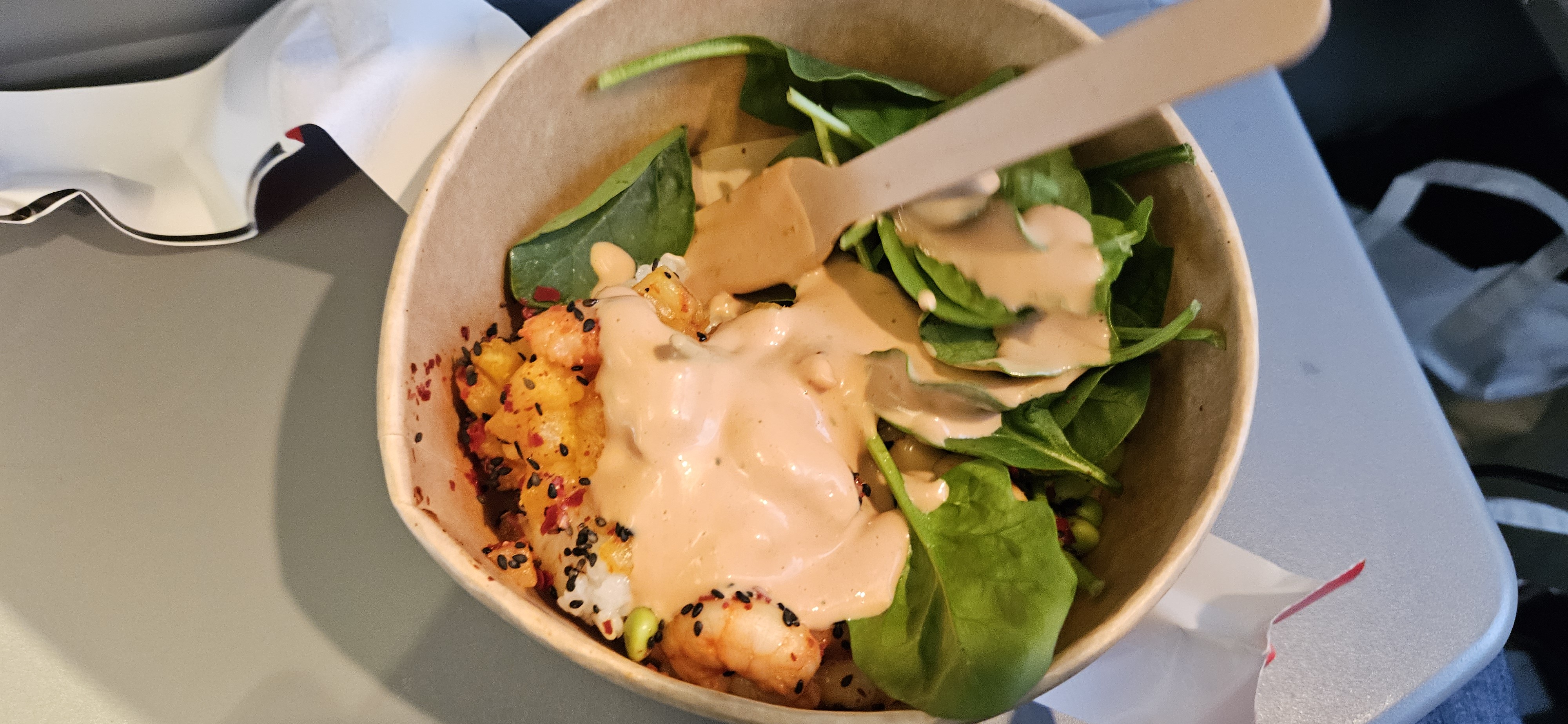 Shrimp Spinach Bowl