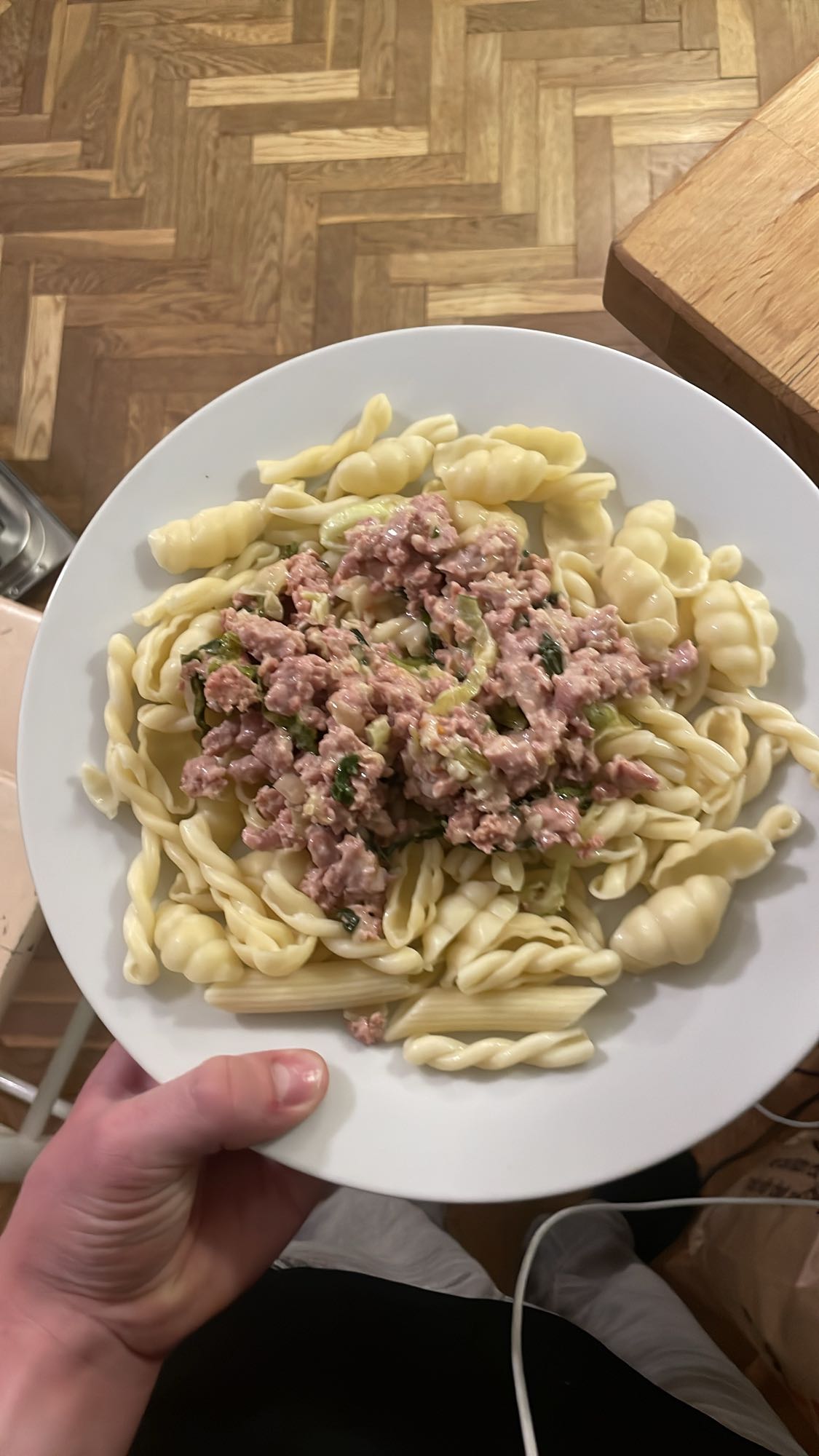 Pasta med köttfärs