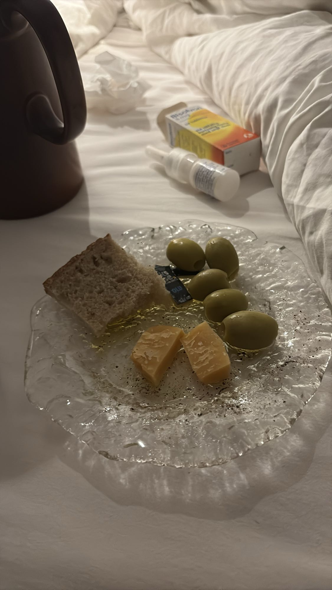 Oliv, ost, bröd & olja