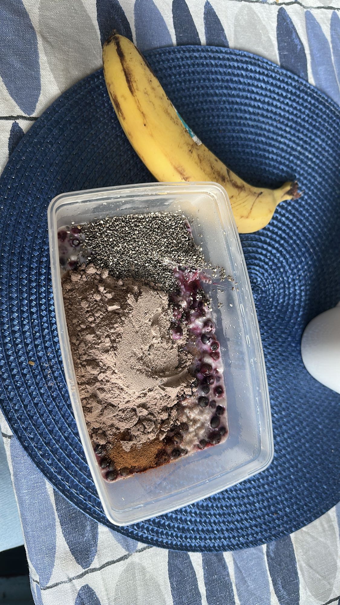 Proteinfrukost med banan