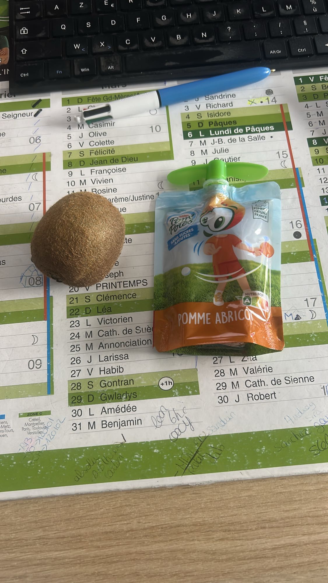 Goûter fruité rapide