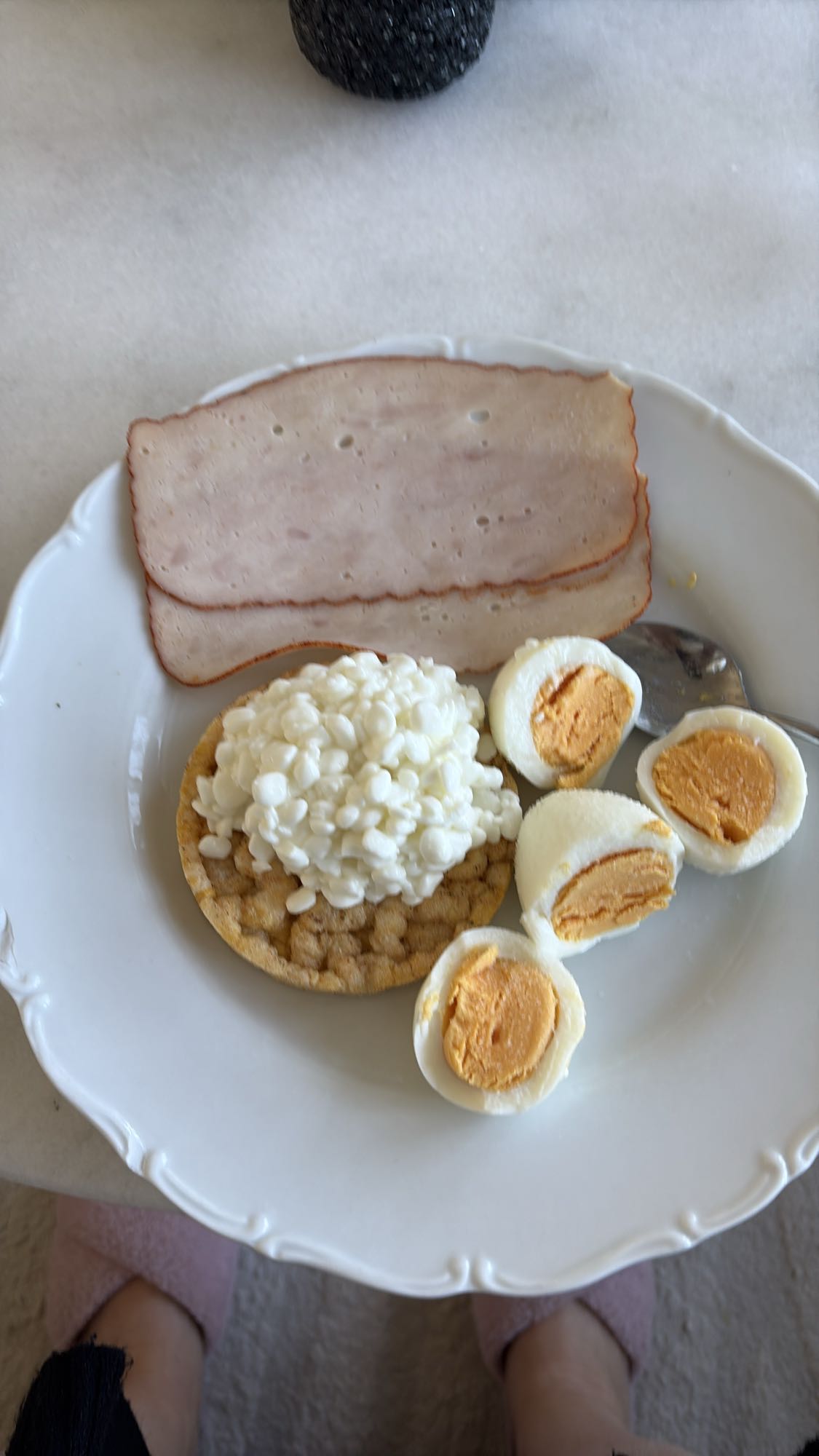 Ägg, kalkon & riskaka