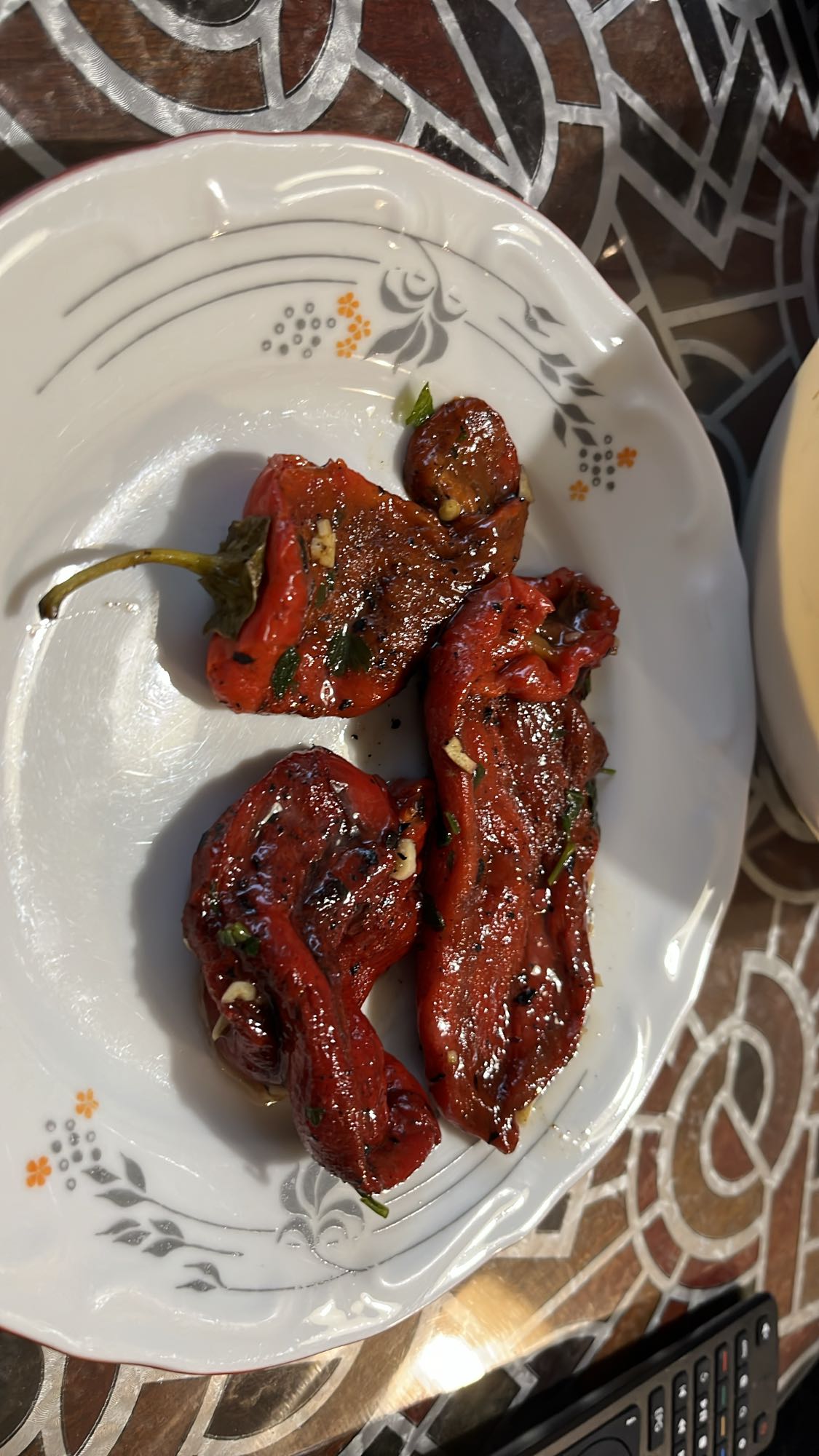 Печени червени чушки