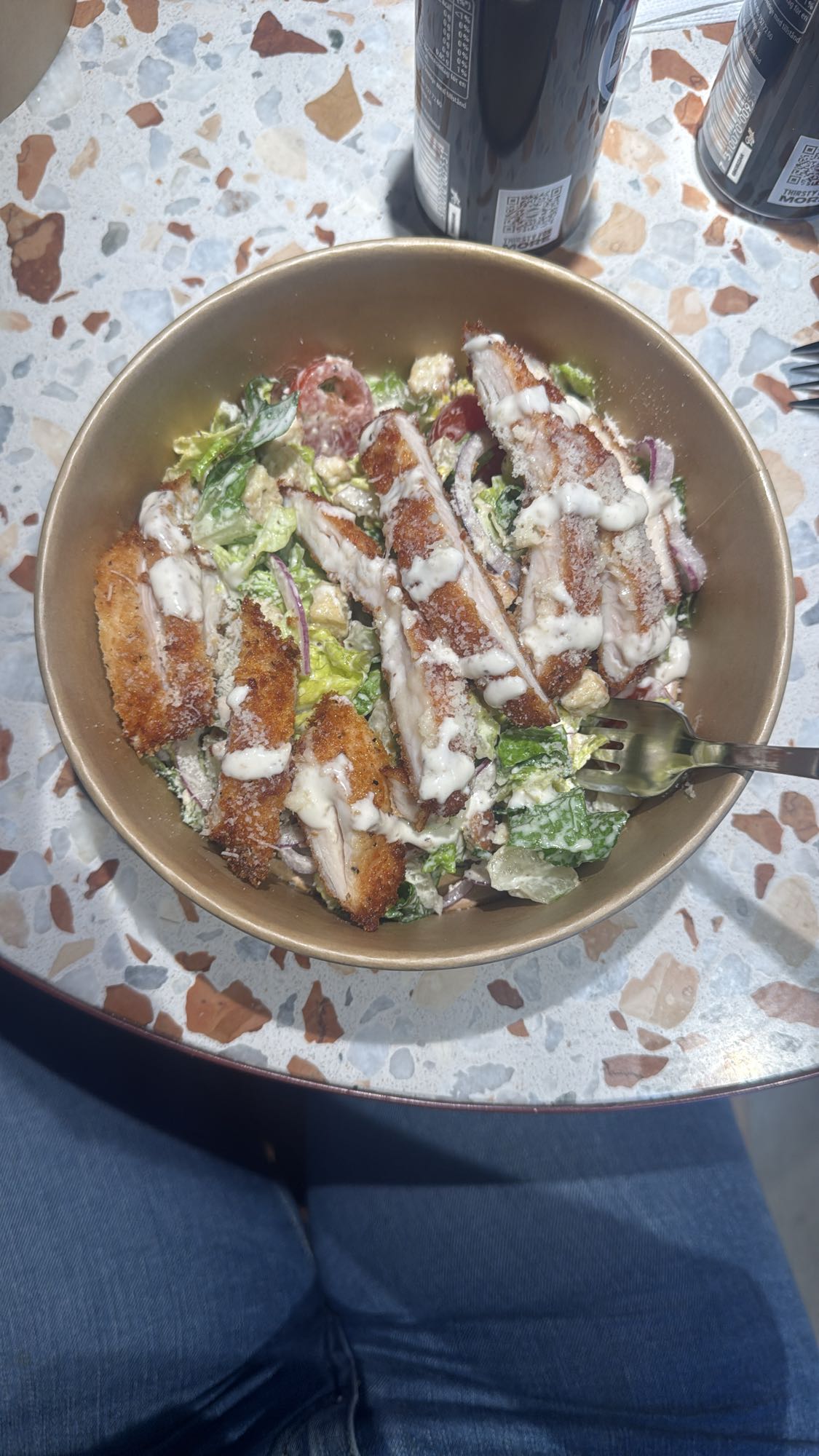Krispig kycklingsallad