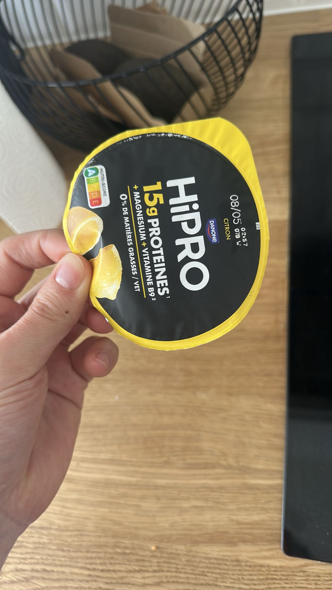 Yaourt HiPRO citron