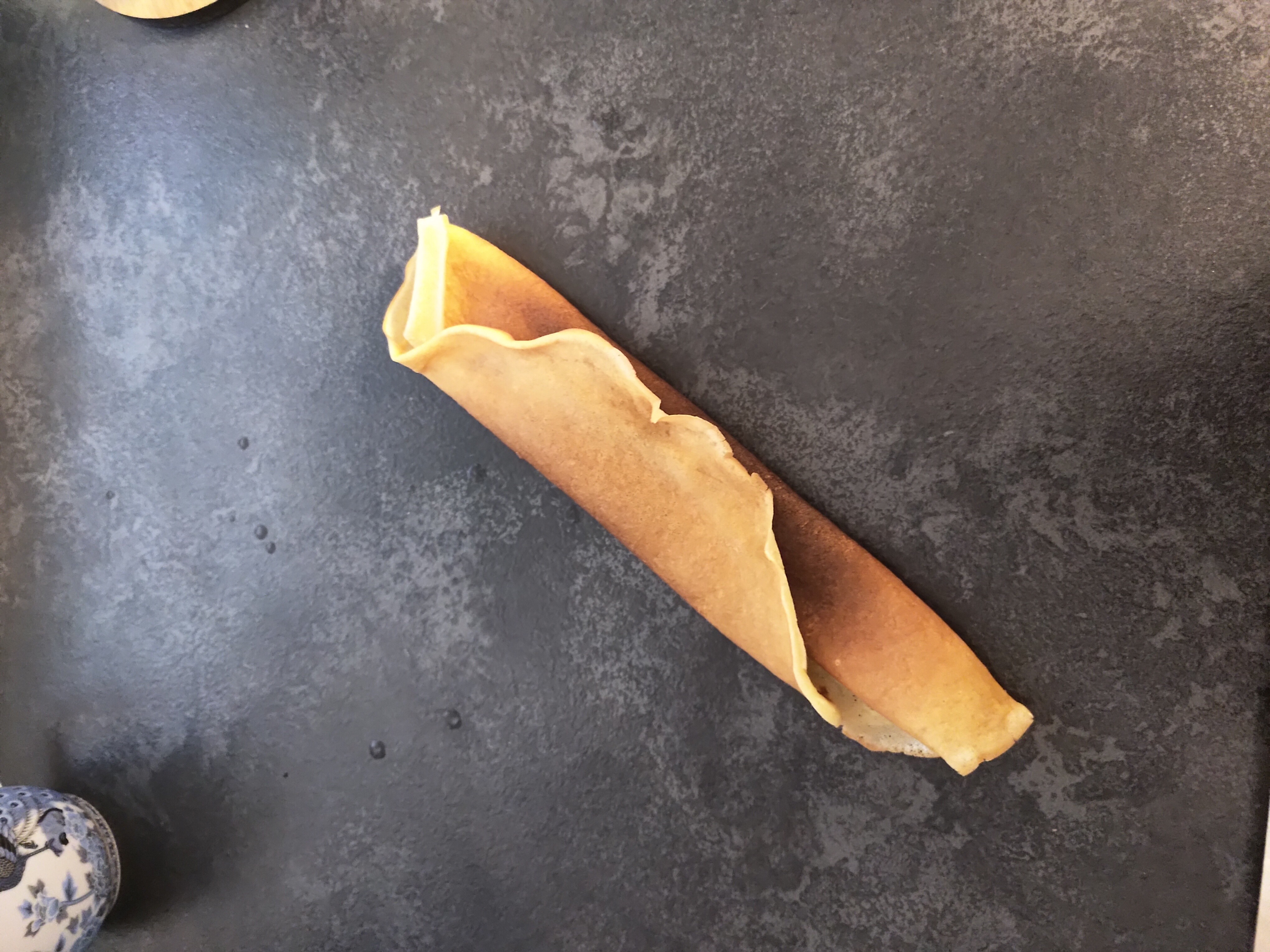 Plain rolled crepe