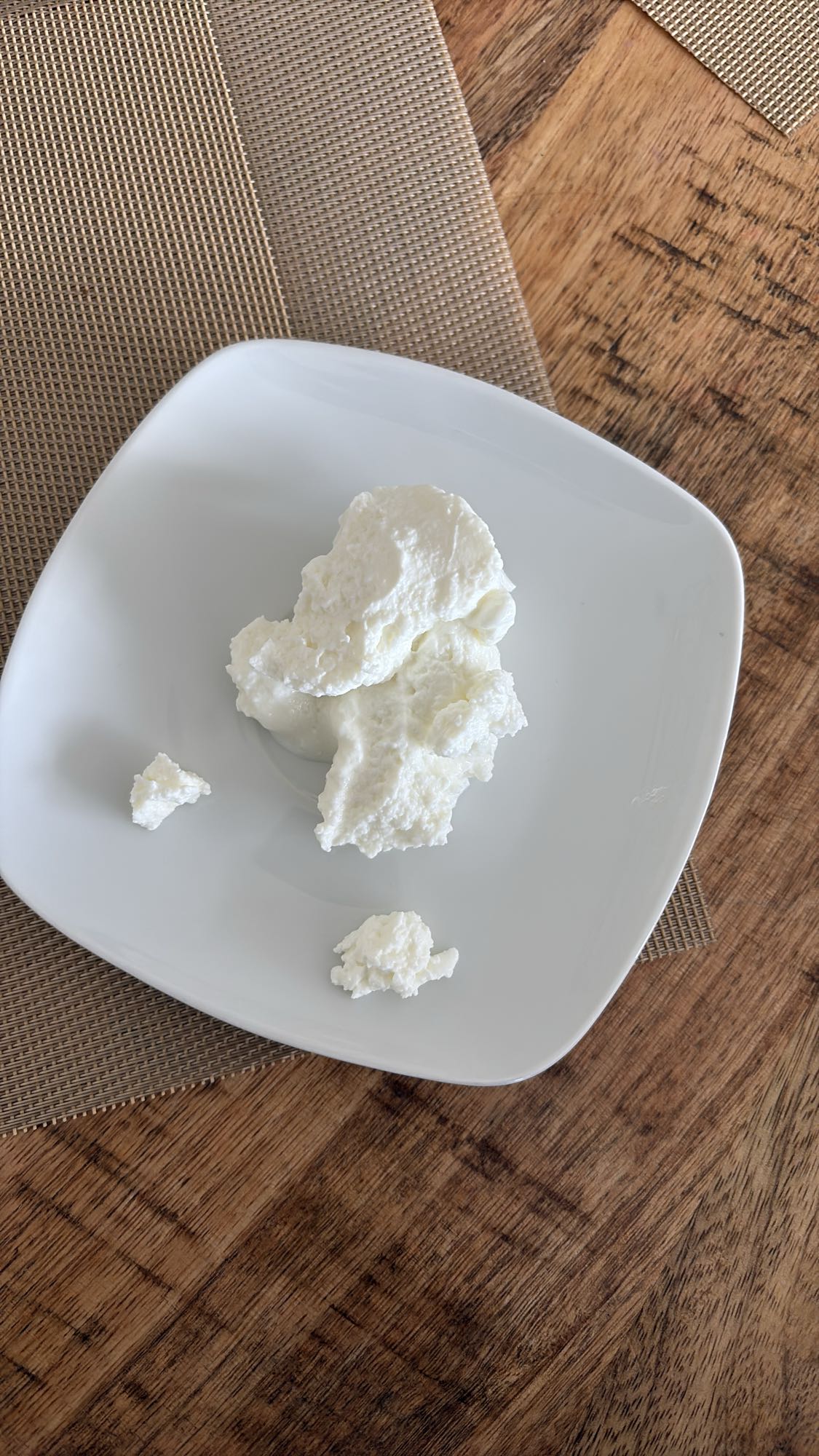 platte kaas portie