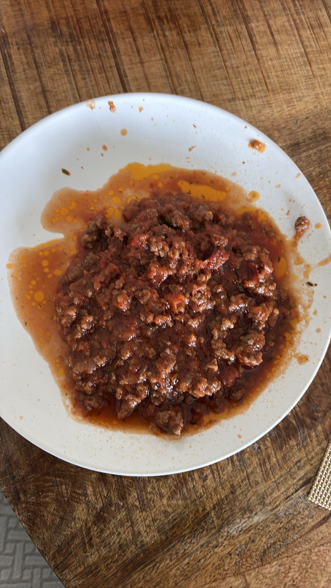 gehaktsaus met tomaat